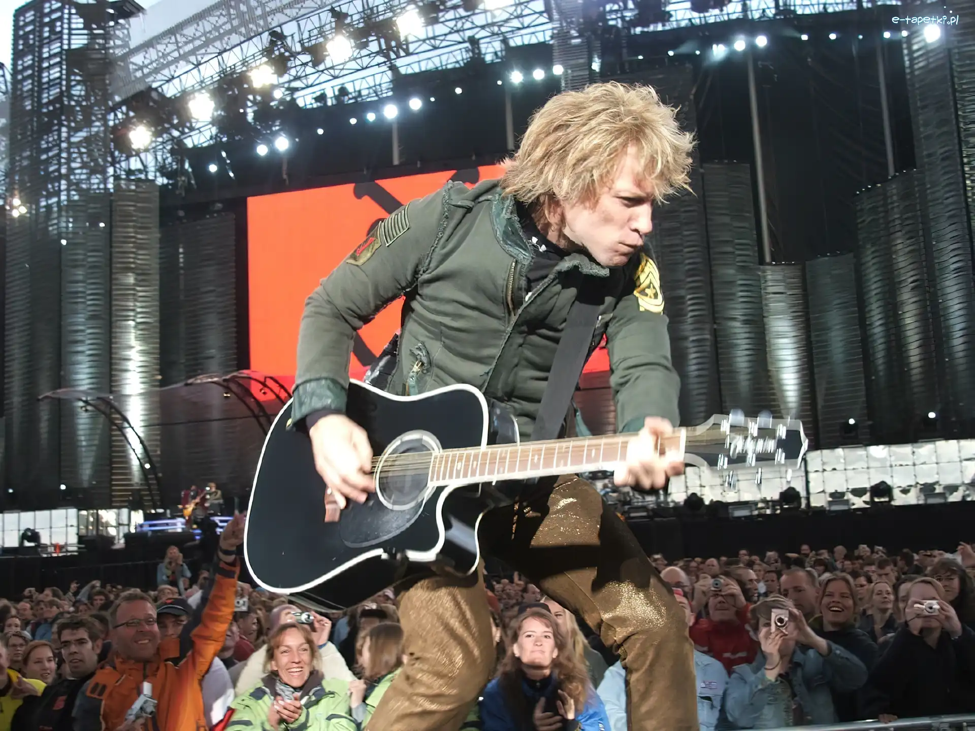 gitara, fani, Bon Jovi