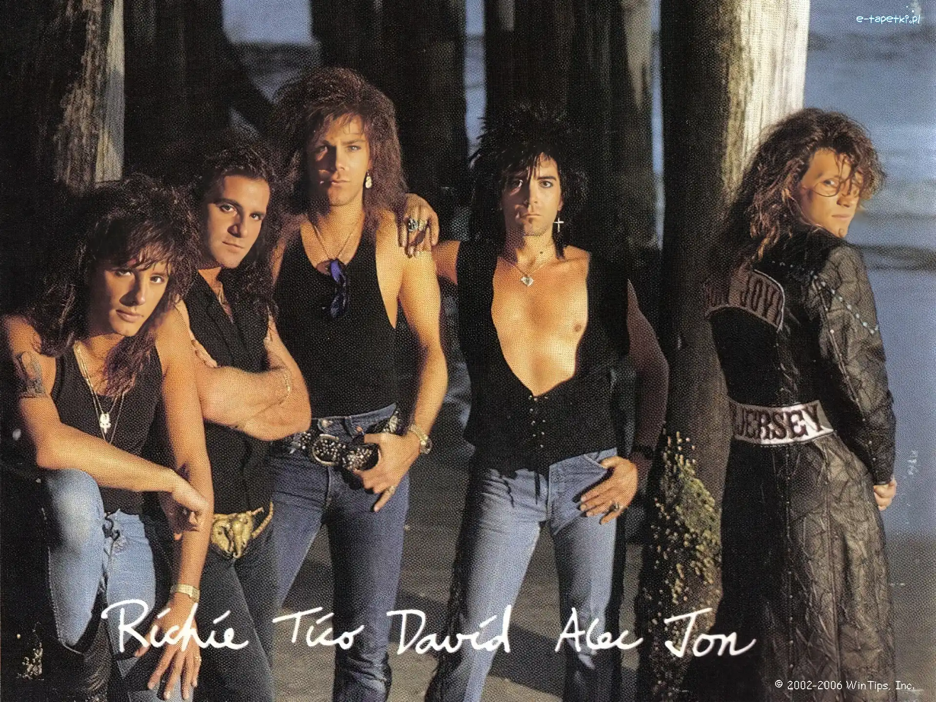Richie , David, Tico, Alen, Tom , Bon Jovi