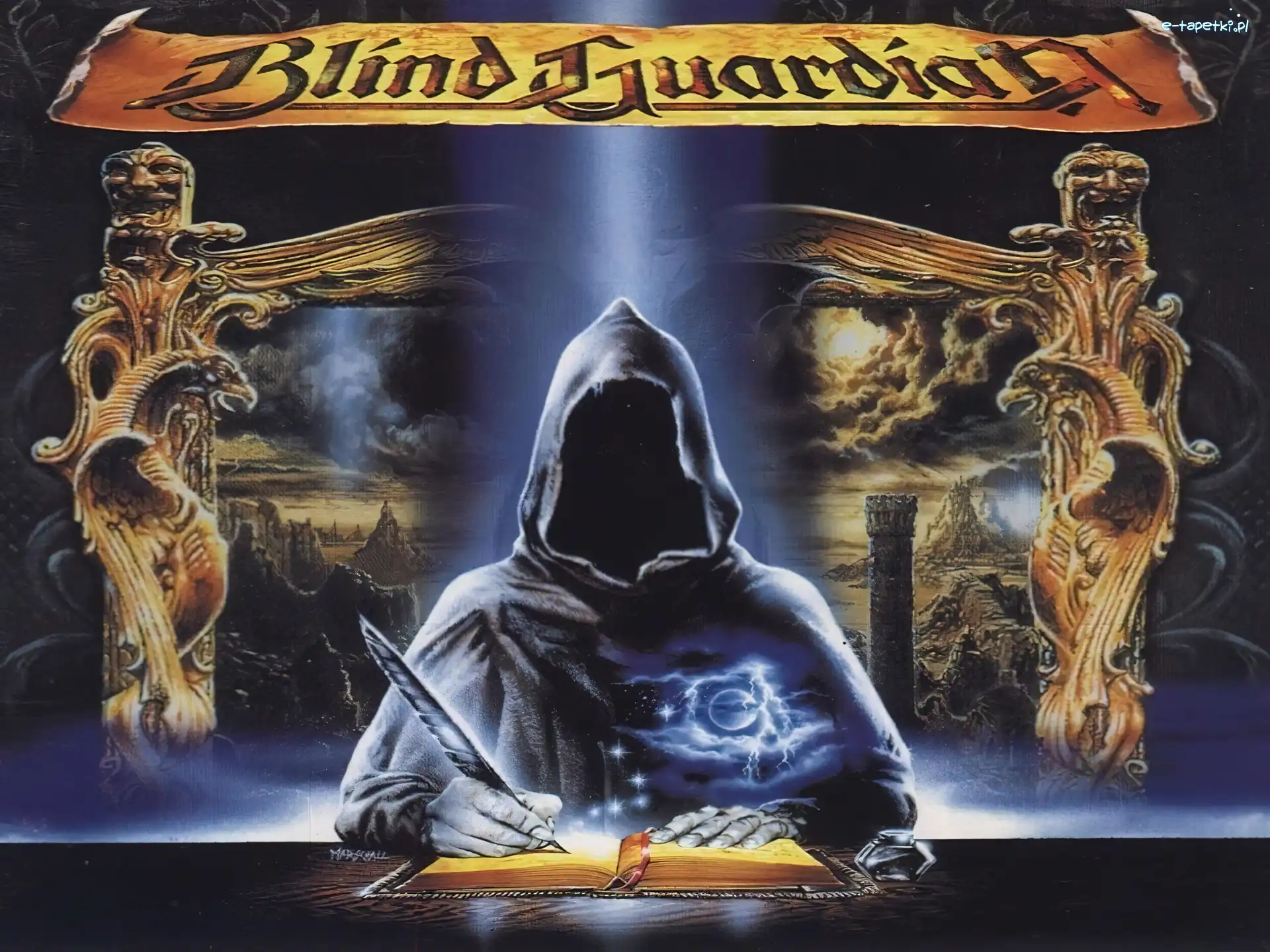 księga, niebo, zjawa, Blind Guardian