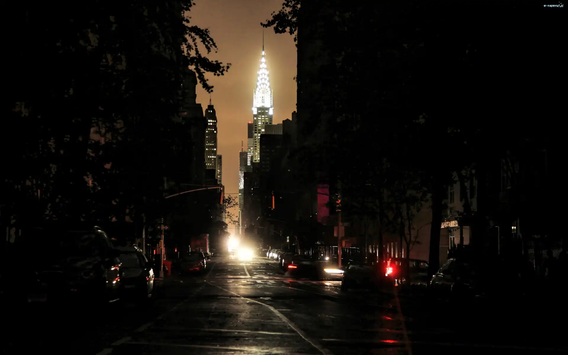 Ulica, Noc, New York