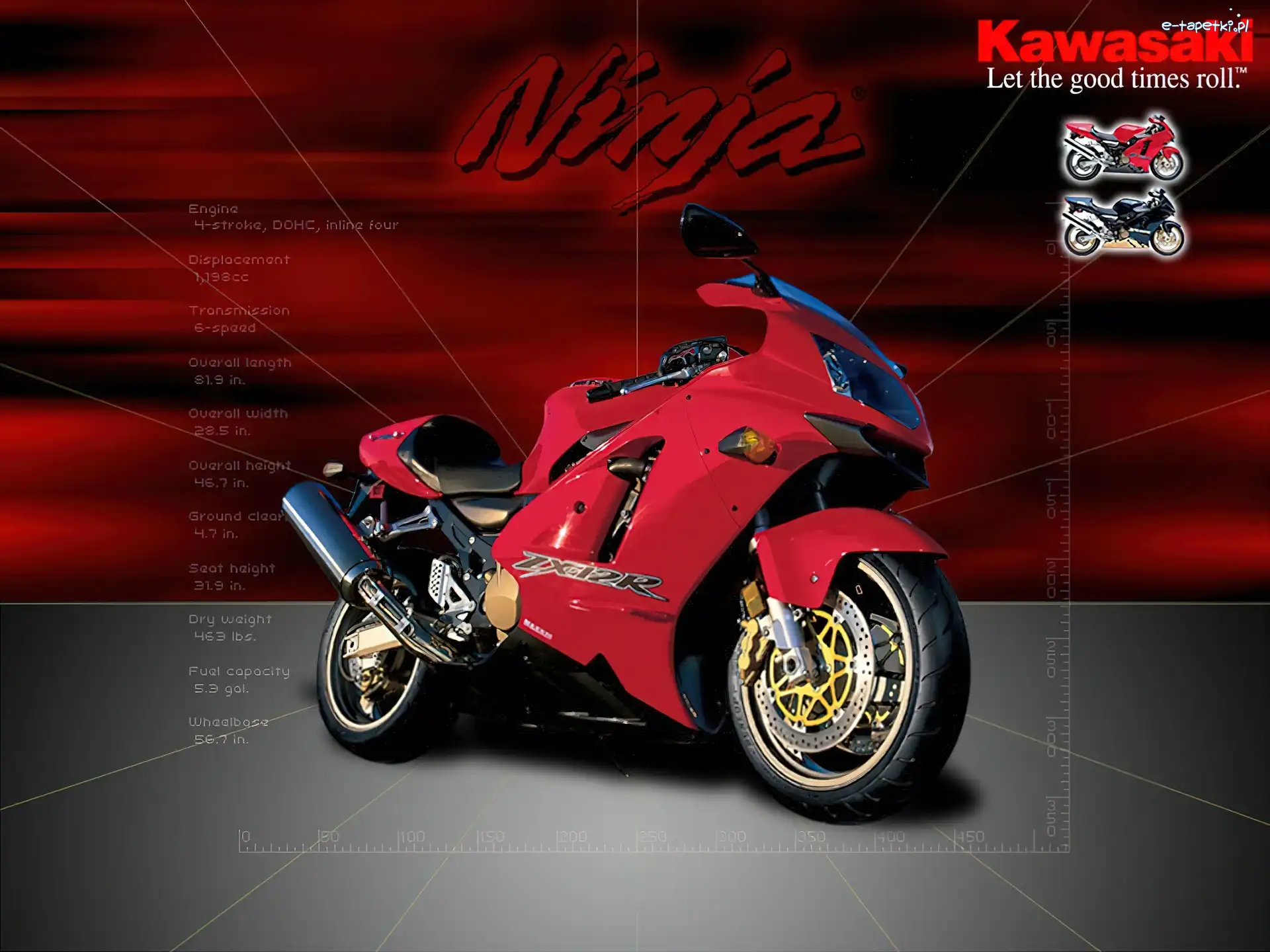 tłumik , kierownica, opony, koła, lusterka, siedzenie , światła , Motory Kawasaki