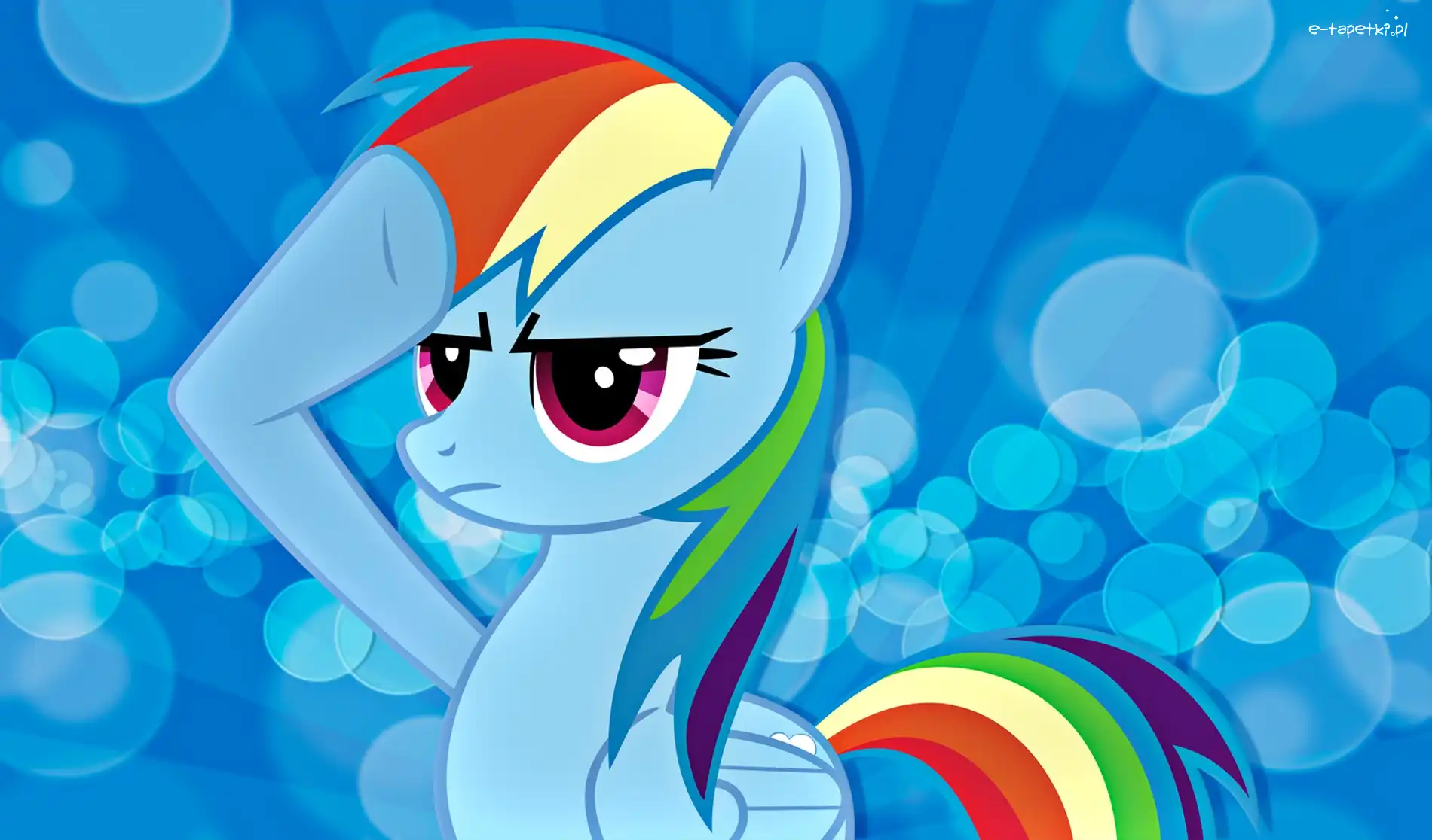 koła, Niebieski, Rainbow Dash