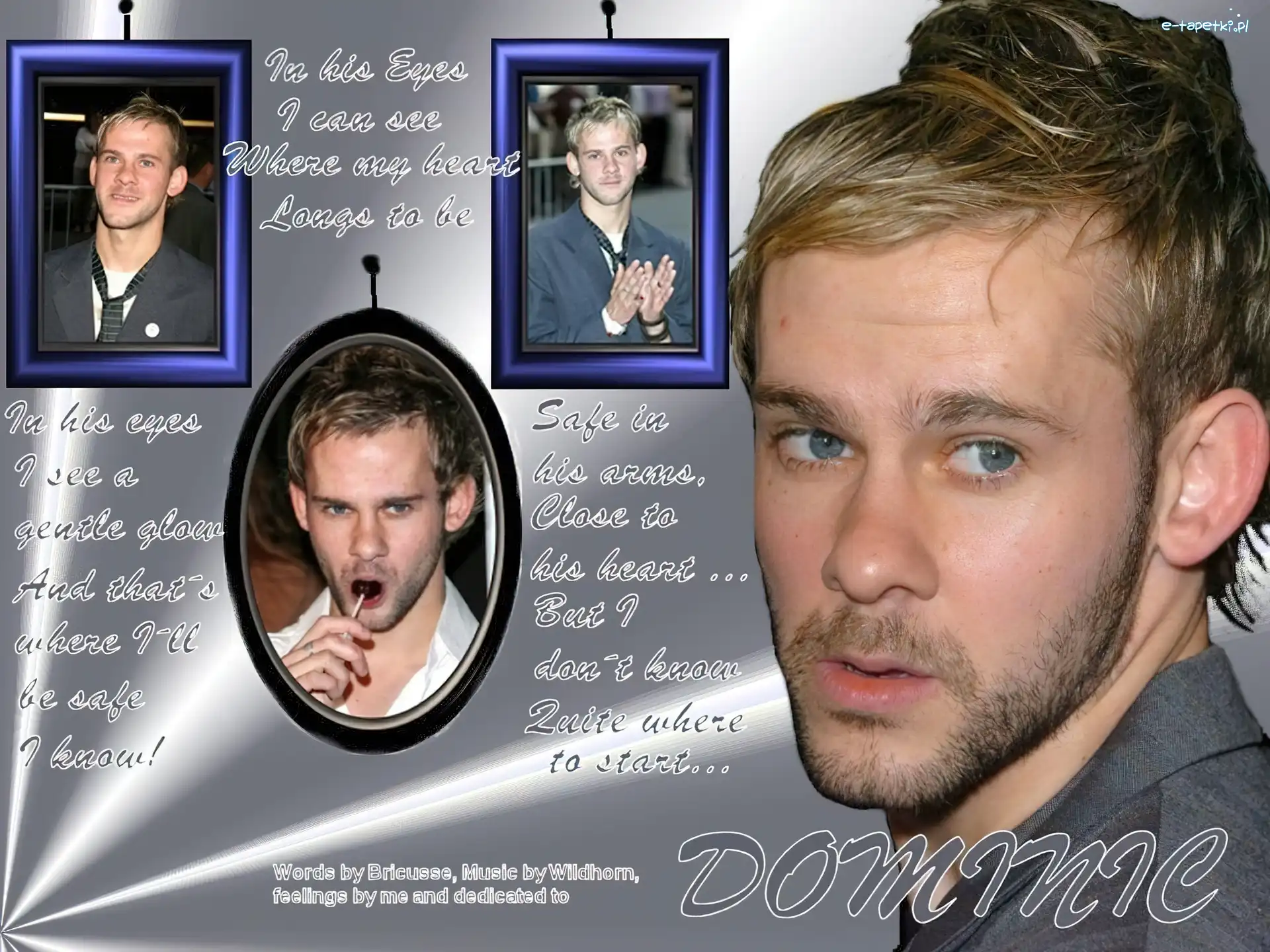 niebieskie oczy, jasne włosy, Dominic Monaghan