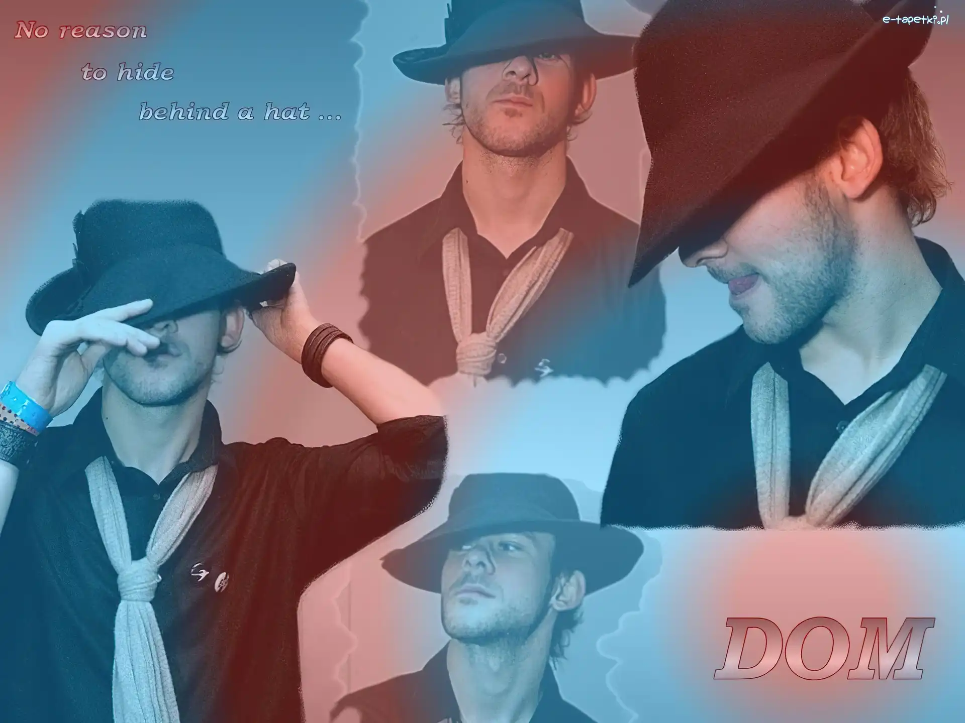 czarny kapelusz, Dominic Monaghan