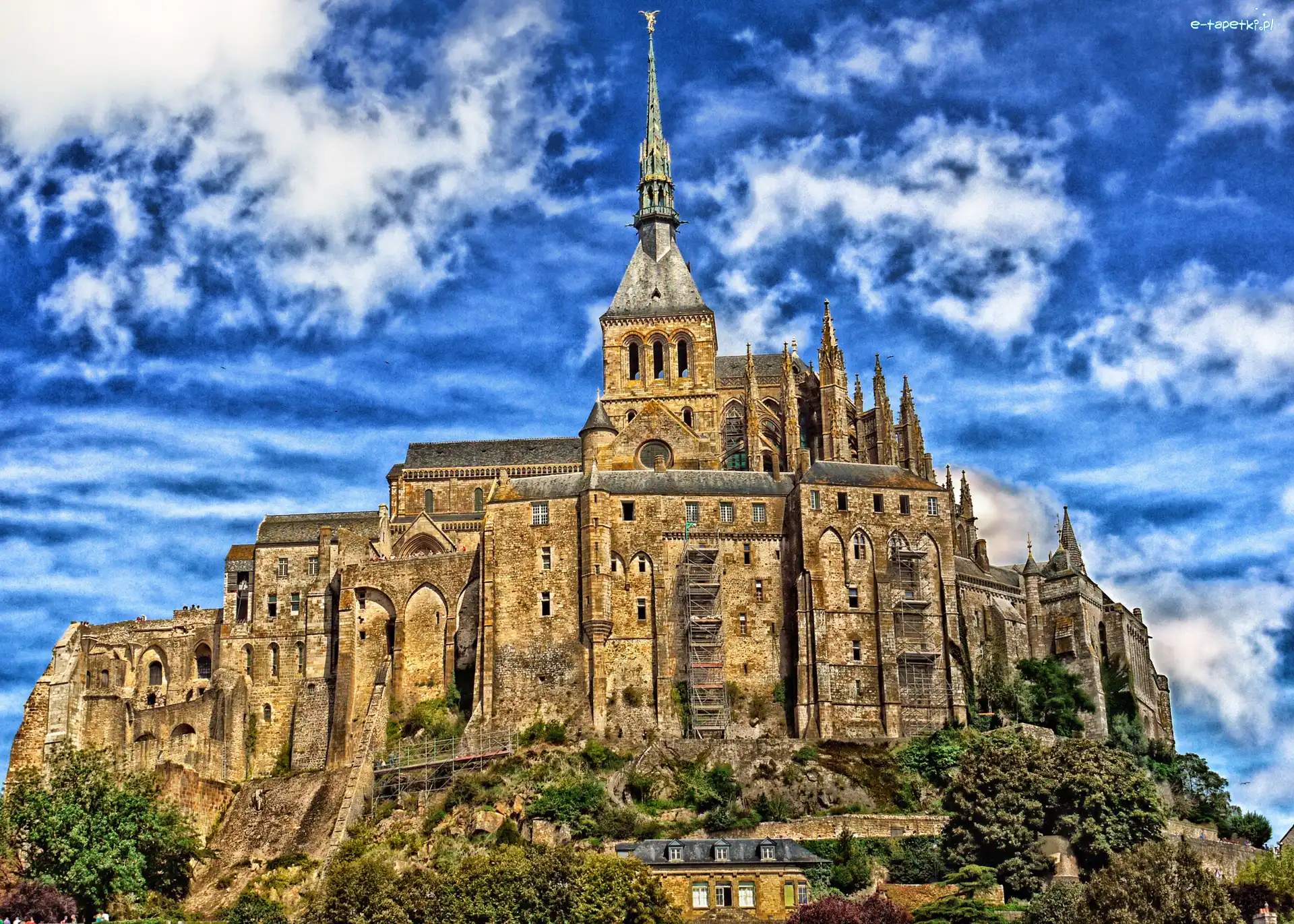 Mont Saint-Michel, Francja, Normandia, Opactwo św. Michała Archanioła