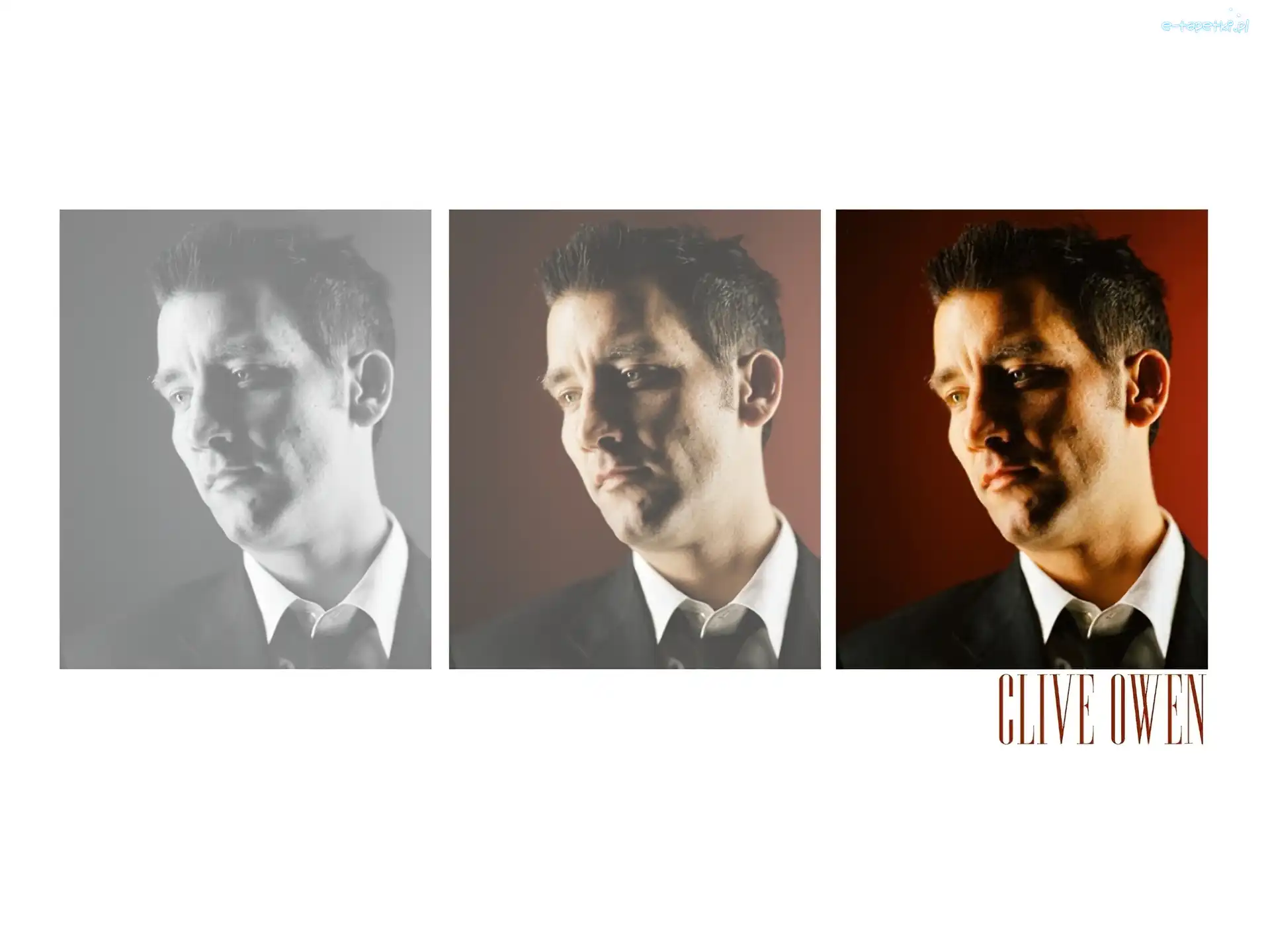 garnitur, fotki, Clive Owen