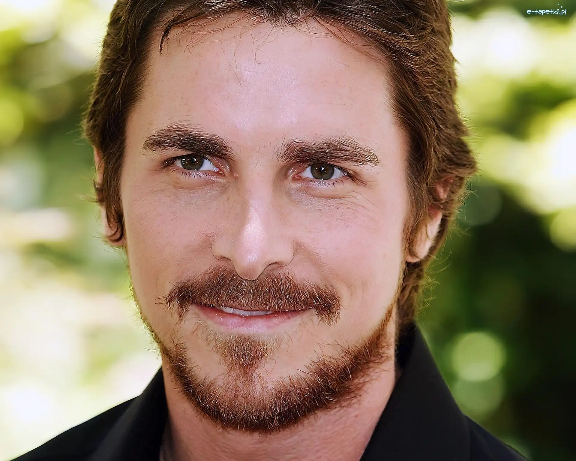 broda, wąsik, Christian Bale