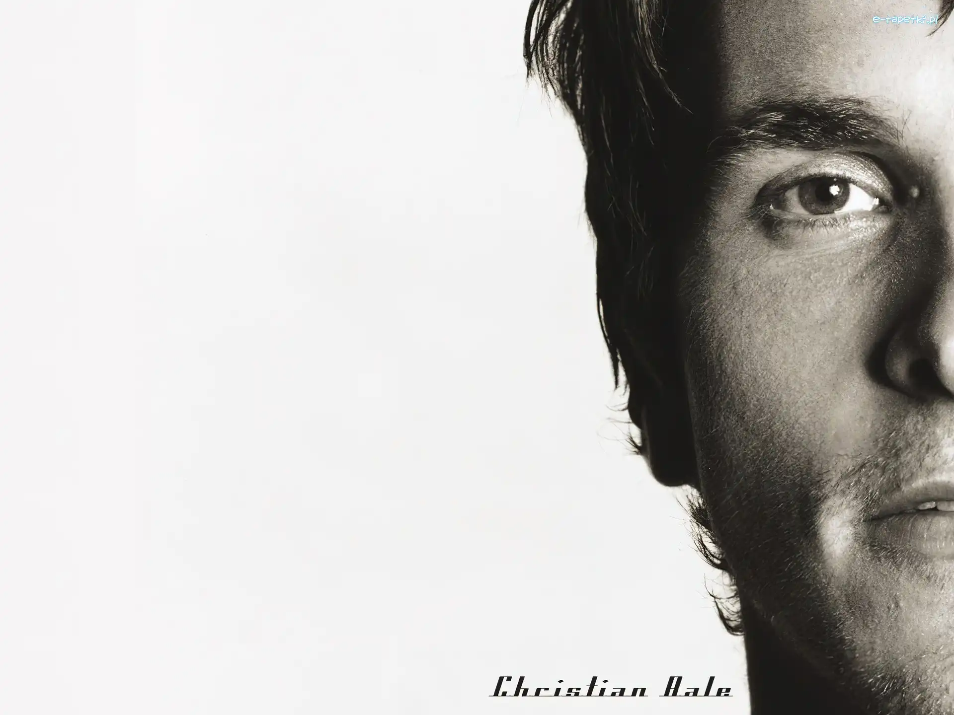 pół twarzy, Christian Bale