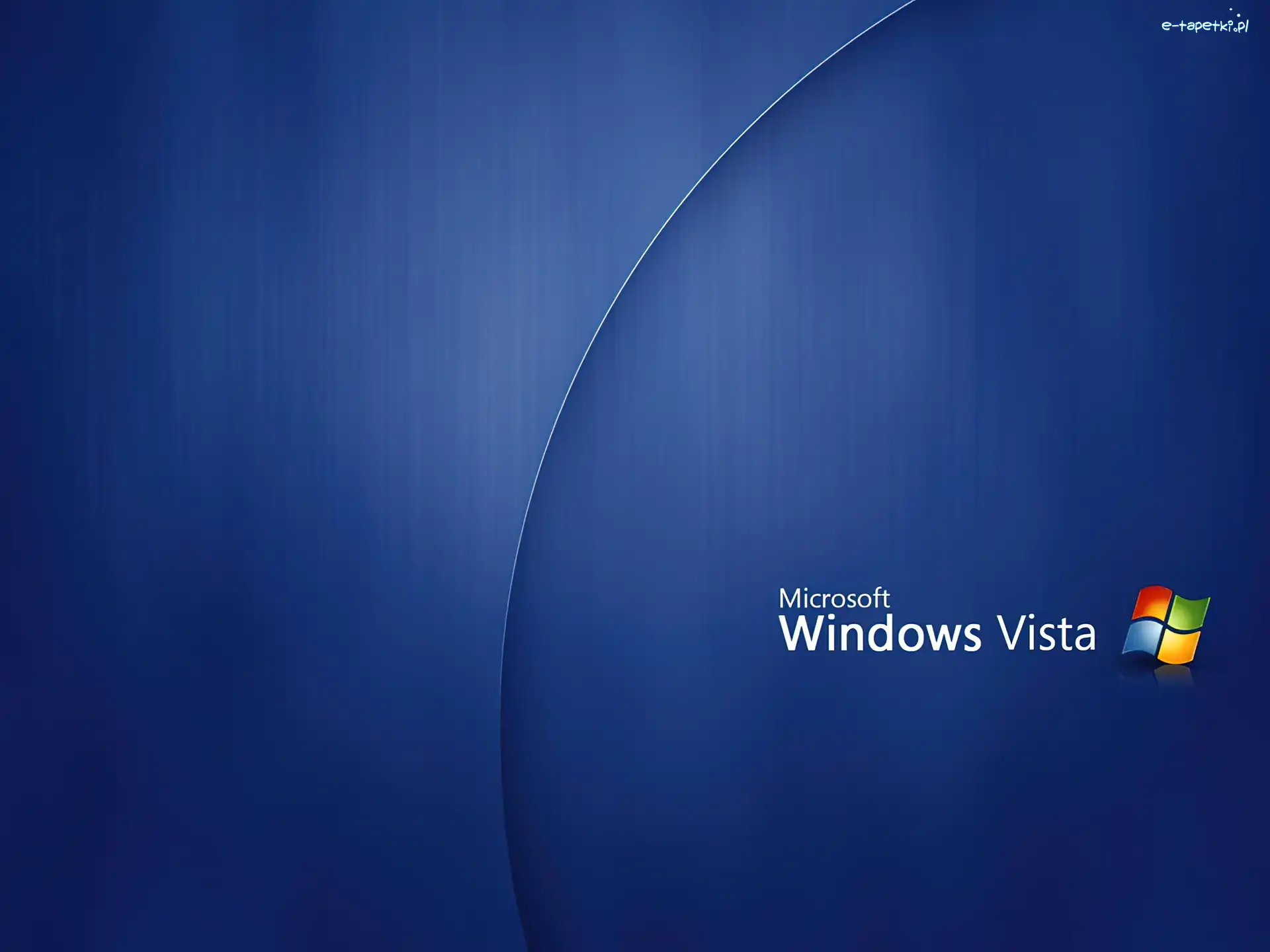 tło, Niebieskie, Windows Vista