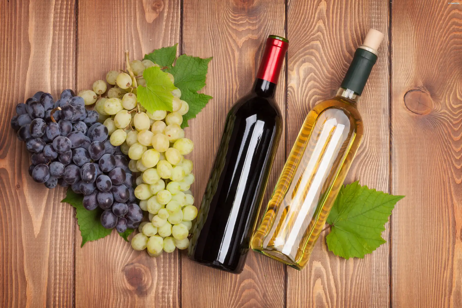 Winogrono, Wino, Butelki