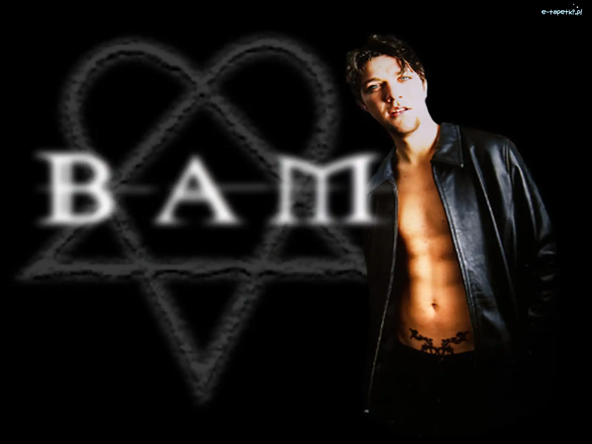 kurtka, rozpięta, Bam Margera
