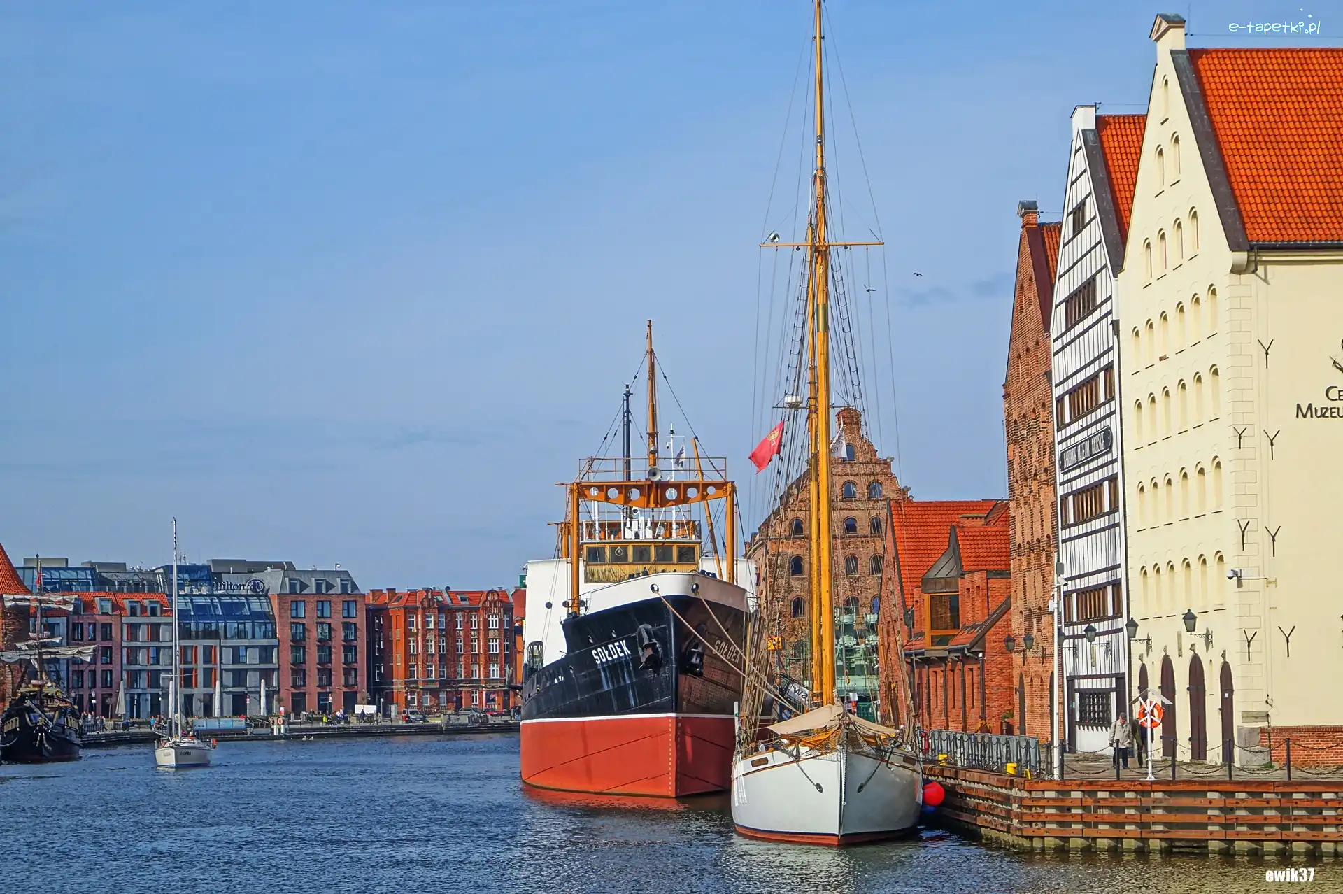 Gdańsk, Rzeka Motława, Muzeum Statek Sołdek, Polska