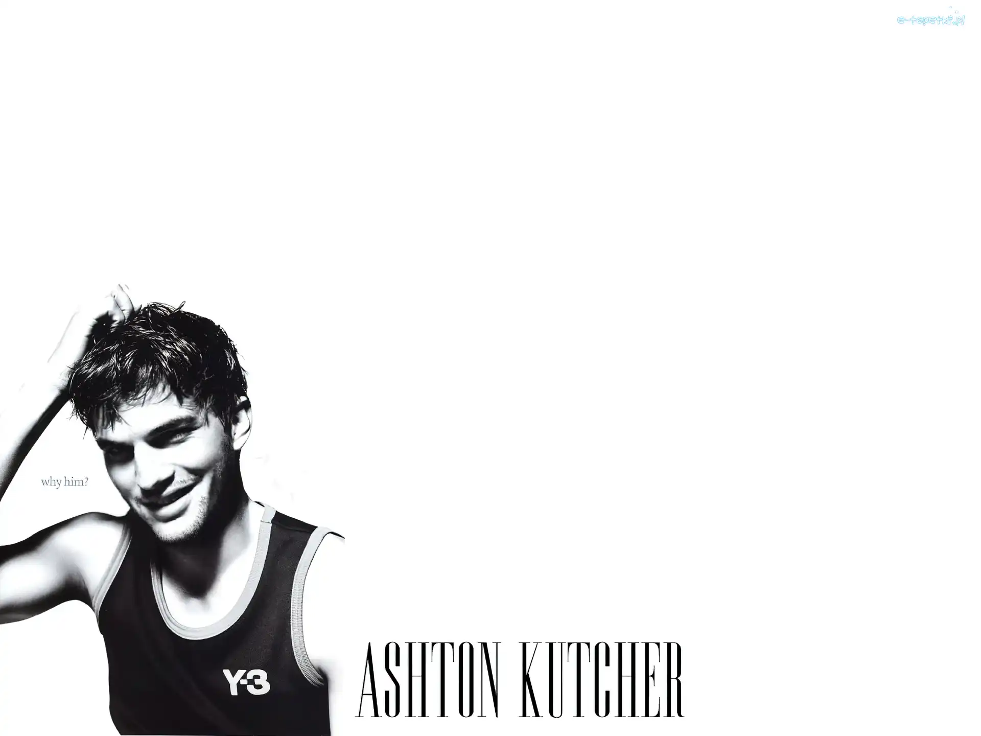 napis, koszulka, Ashton Kutcher