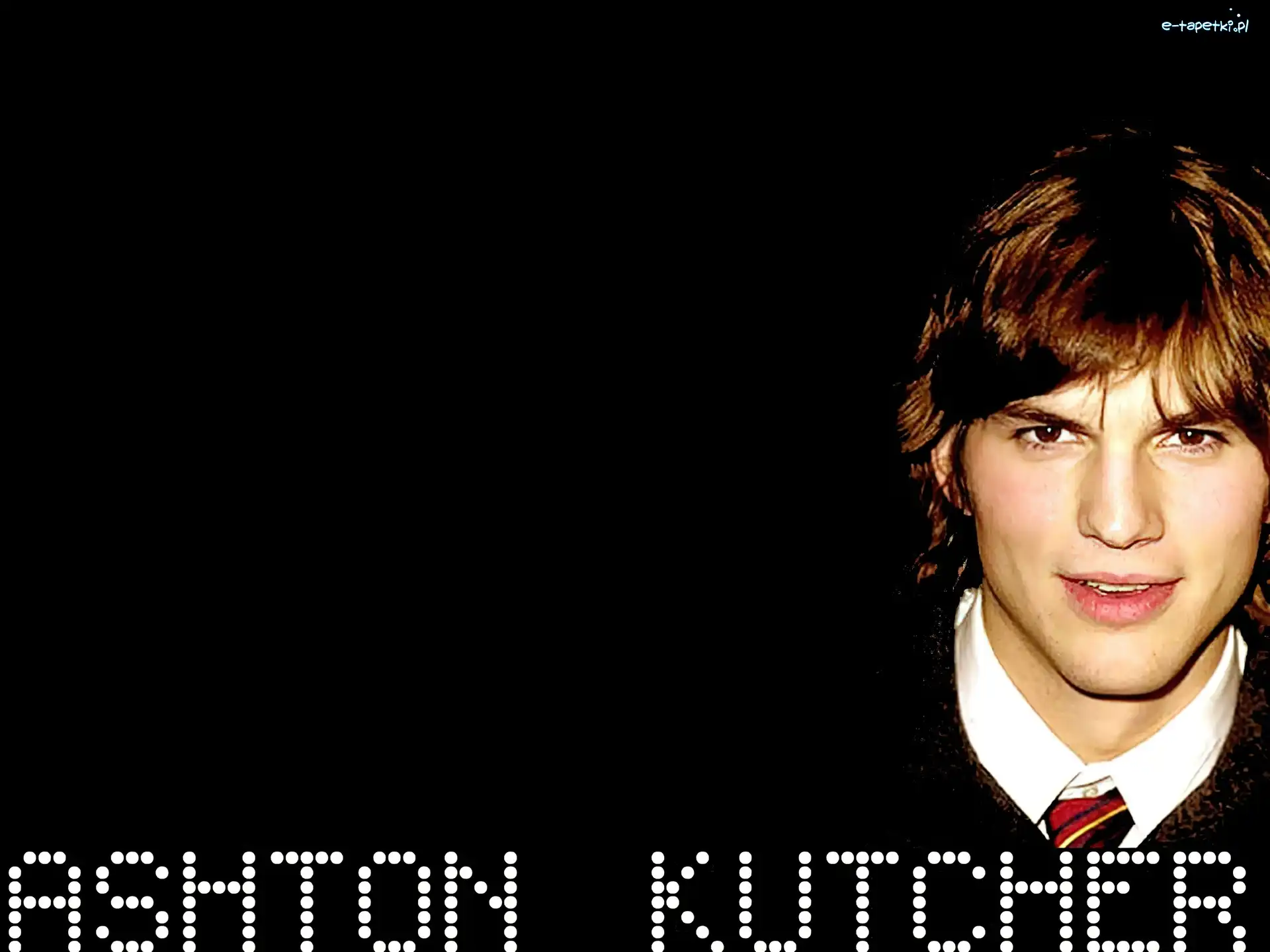 oczy, brązowe, Ashton Kutcher