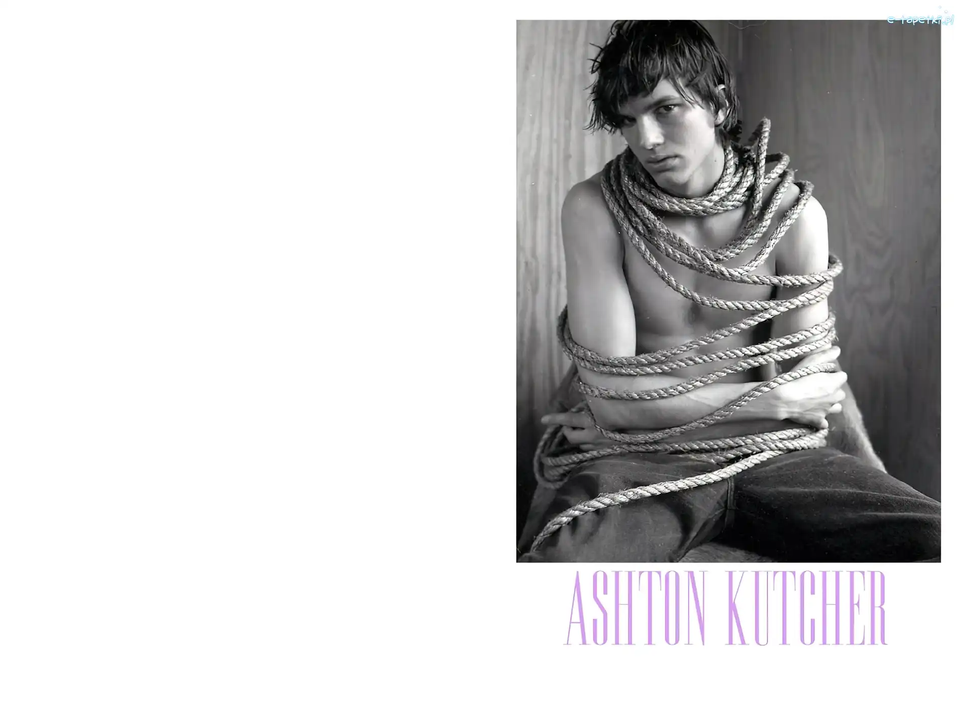 lina, jeansy, Ashton Kutcher