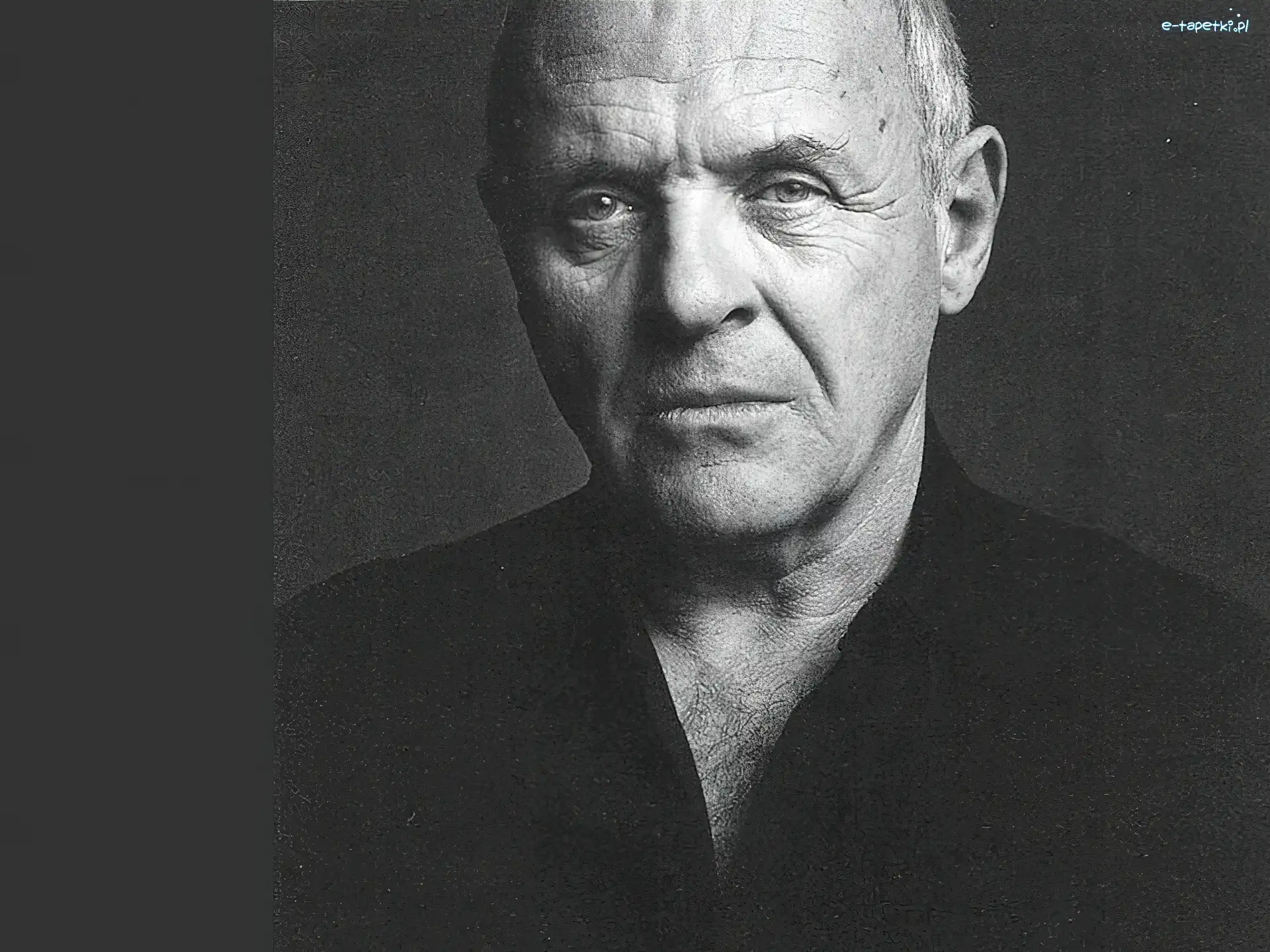 marynarka, czarna, Anthony Hopkins
