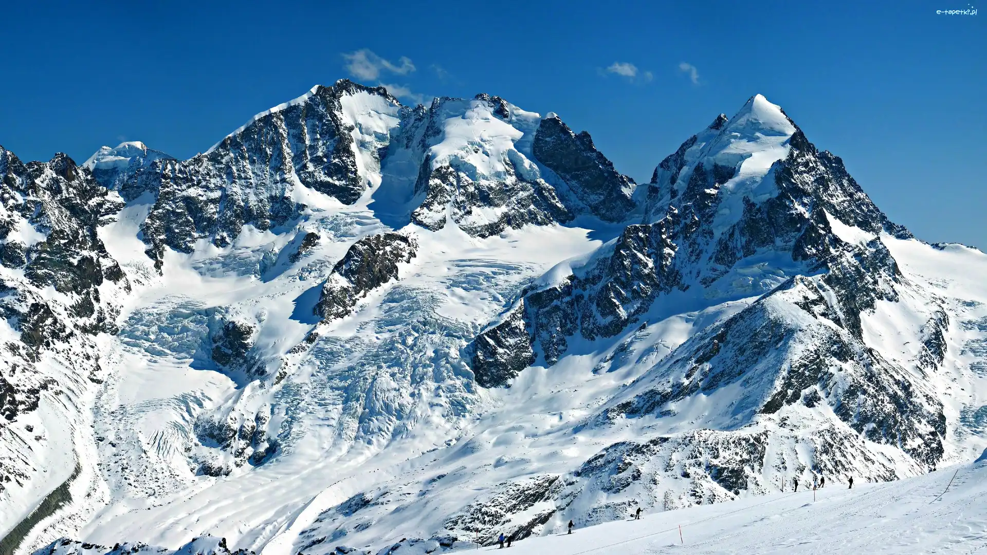 Szczyty, Śnieg, Góry