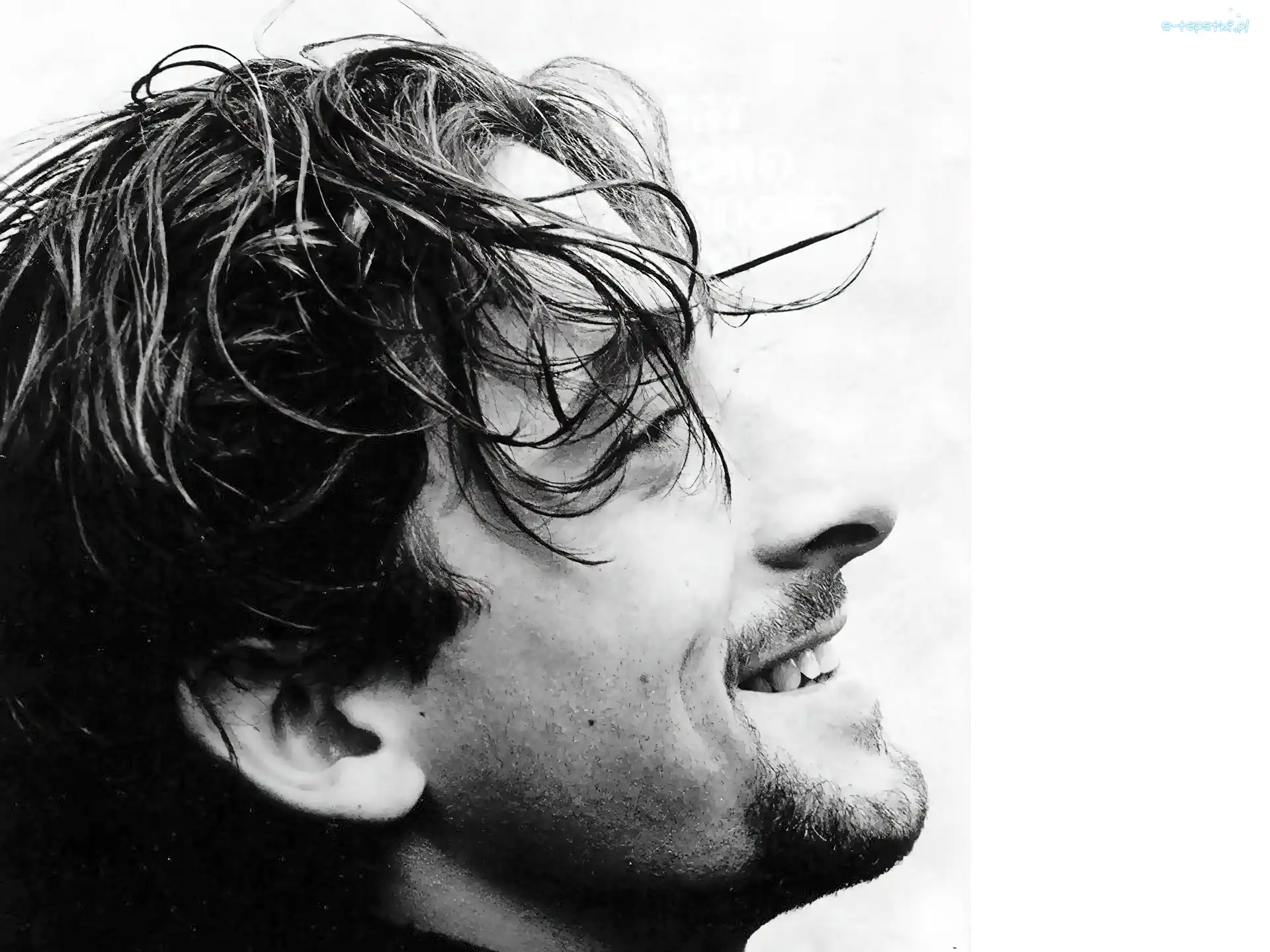 twarzy, profil, Adrien Brody