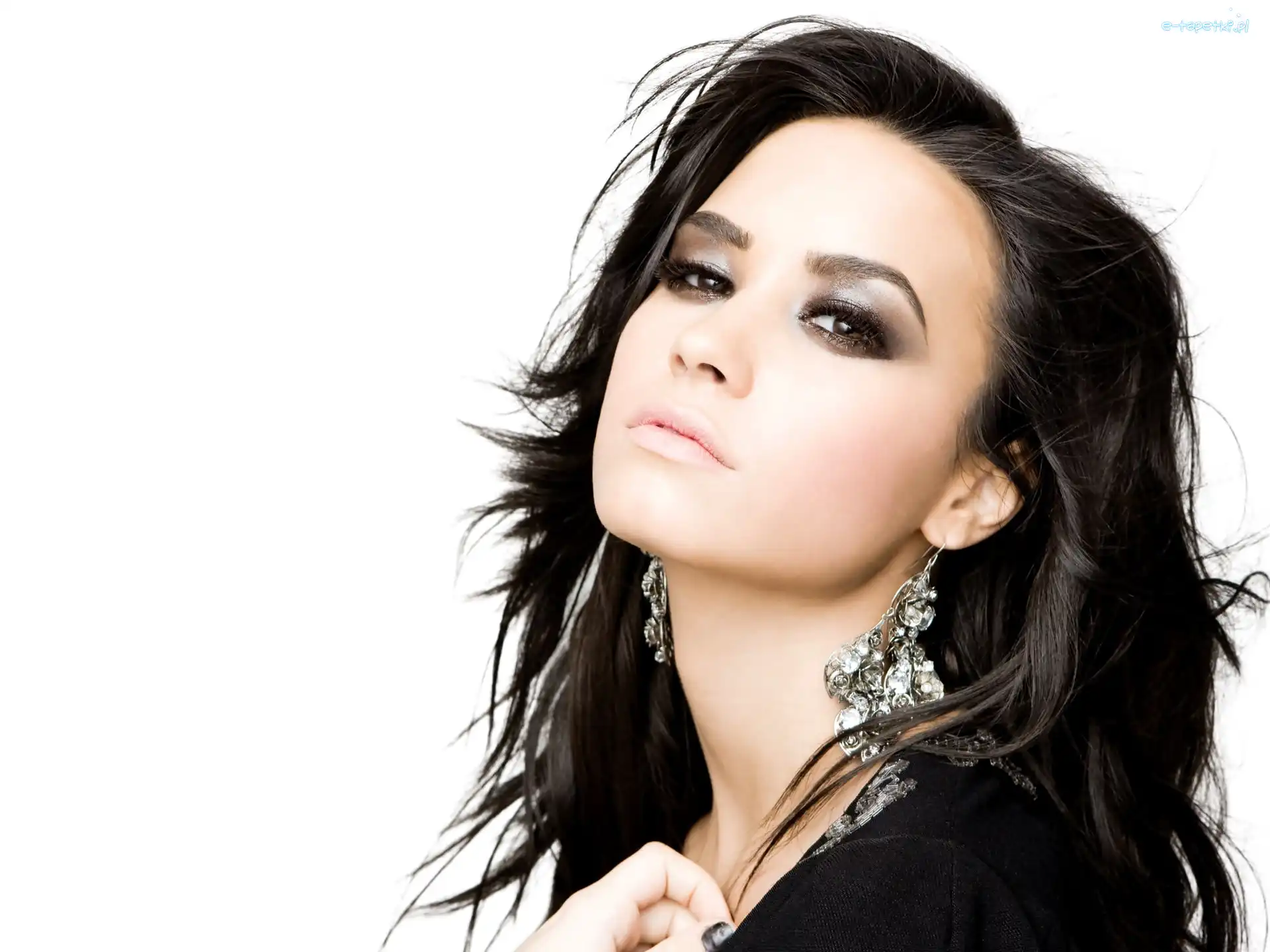 Brunetka, Demi Lovato, Spojrzenie, Kobieta