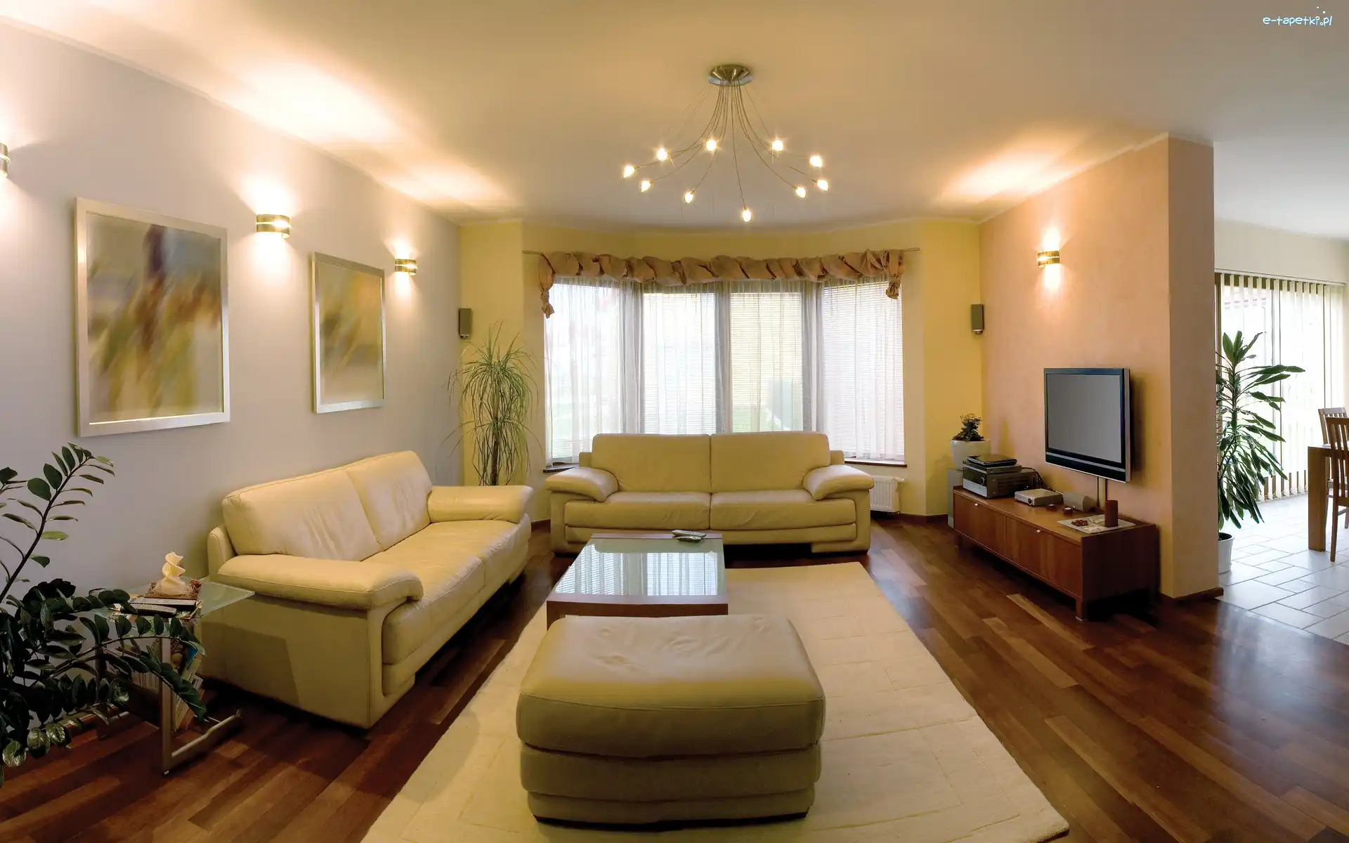 Telewizor, Meble, Salon