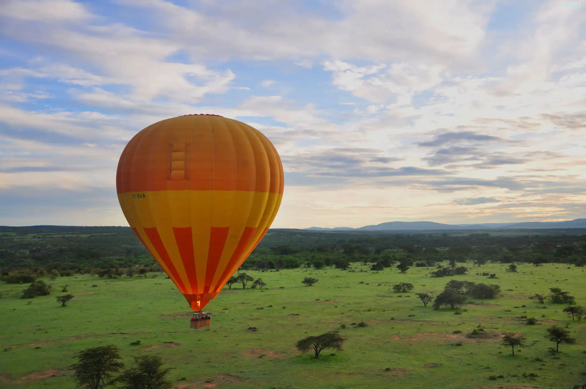 Krajobraz, Balon
