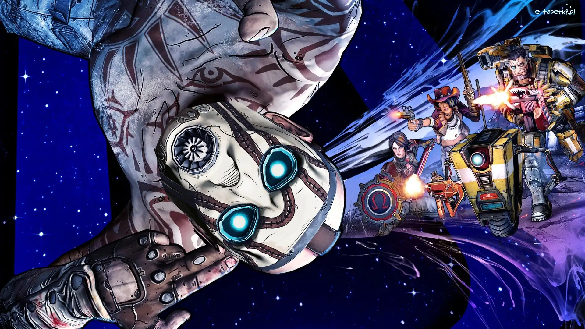 Kosmos, Broń, Maska, Borderlands: The Pre-Sequel