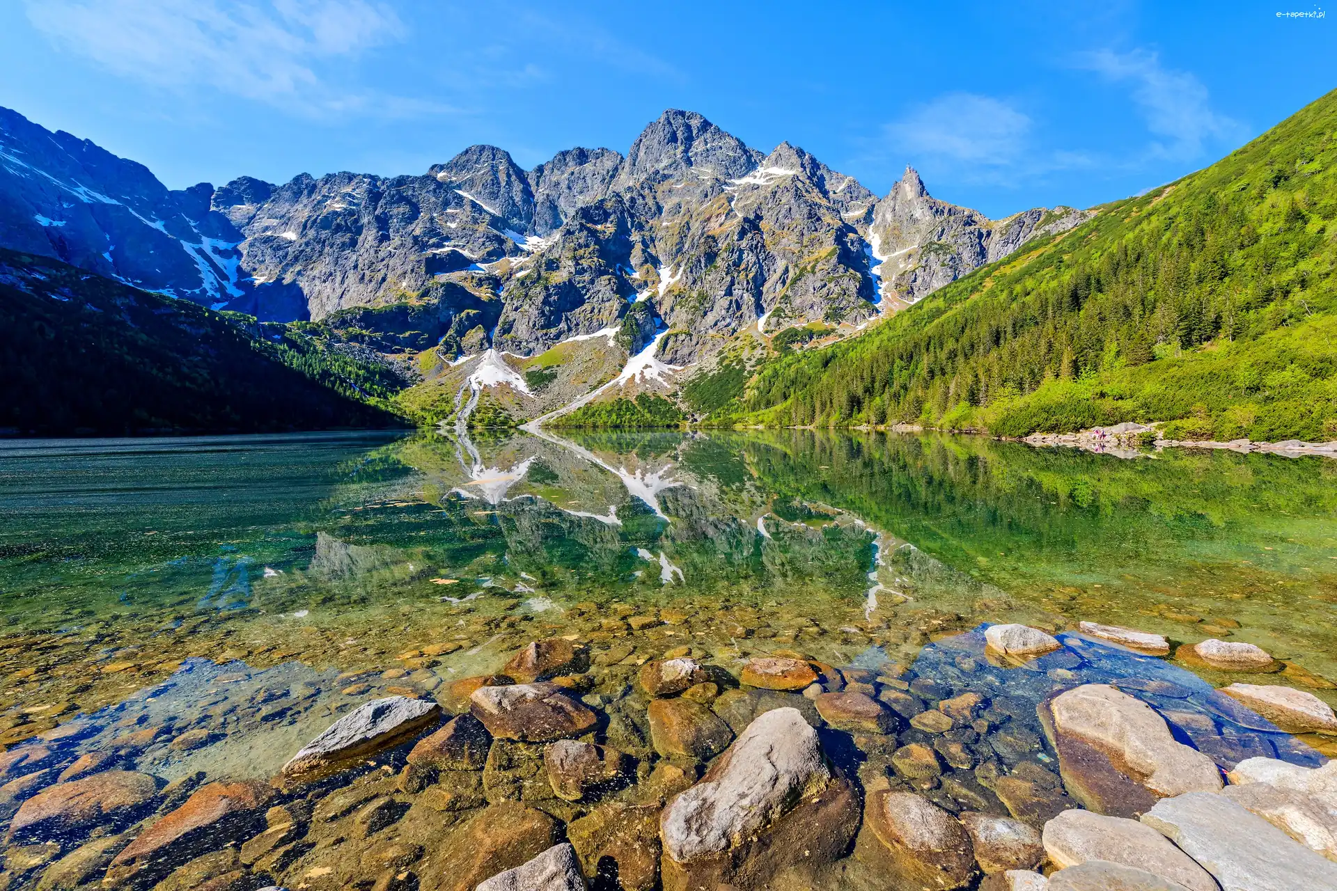 Kamienie, Morskie Oko, Tatry