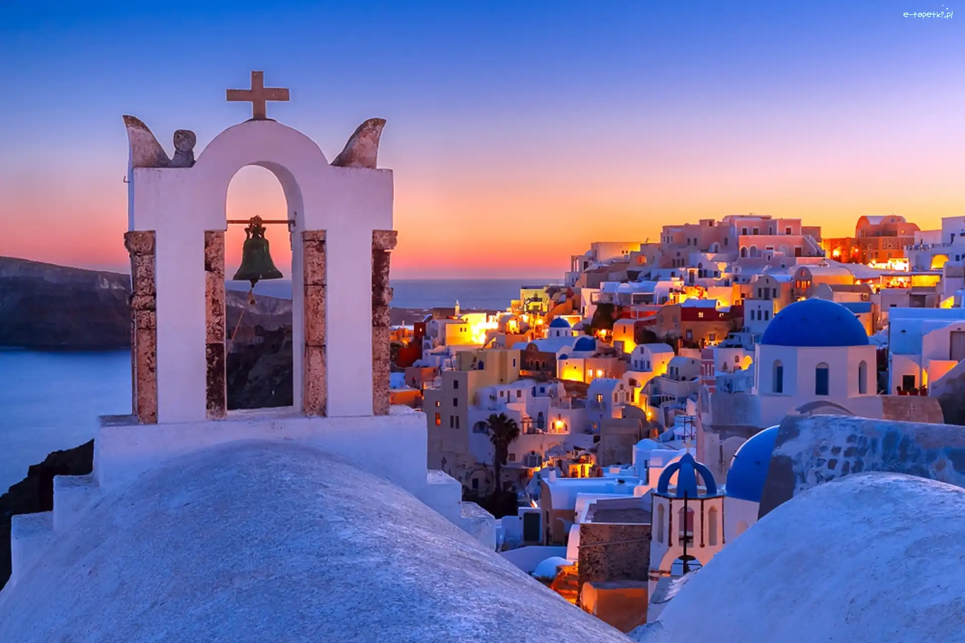 Grecja, Santorini, Domy