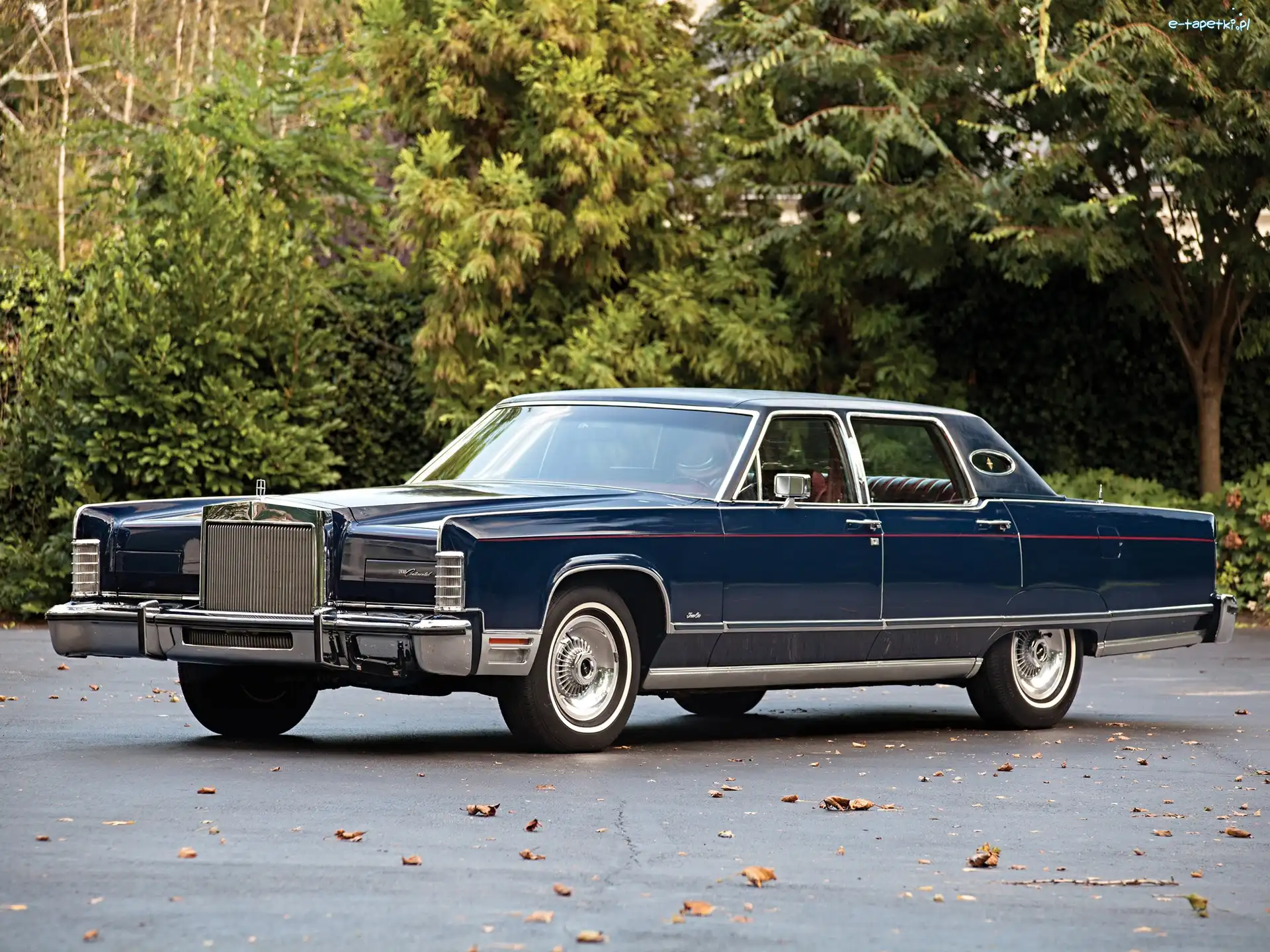 Zabytkowy, Continental, Lincoln, 1977