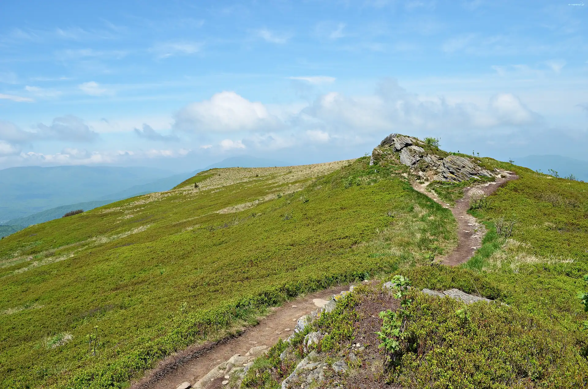 Widok, Ścieżka, Góra