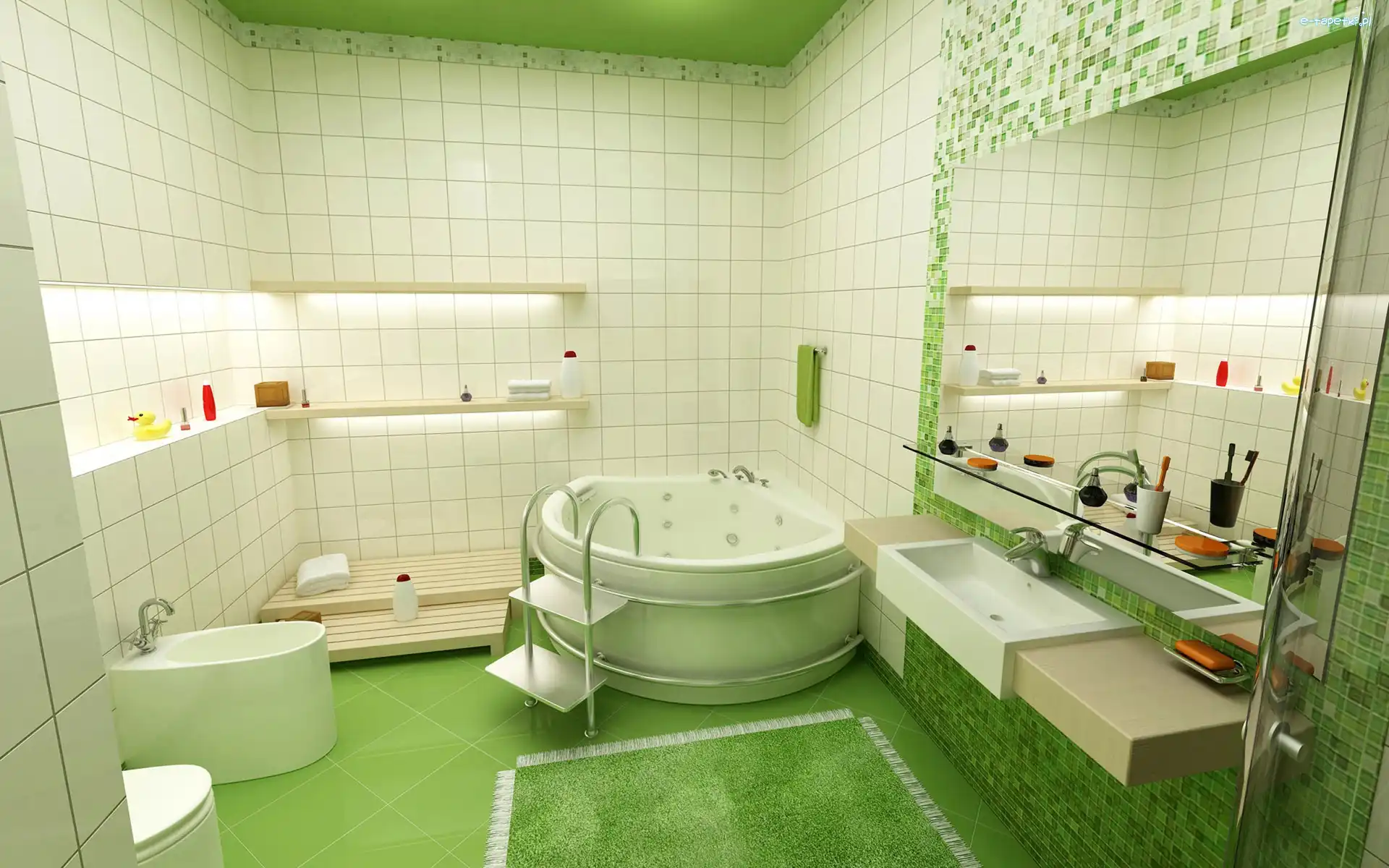Jacuzzi, Łazienka