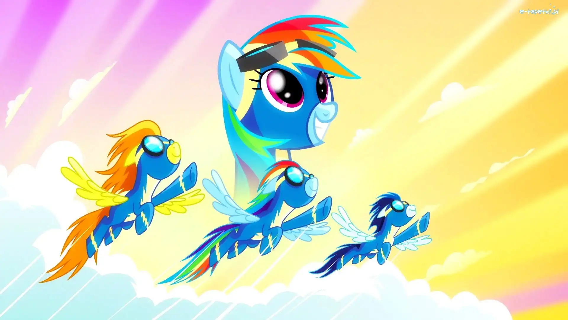 My Little Pont, Rainbow Dash, Wonderbolts, Soarin, Spitfire