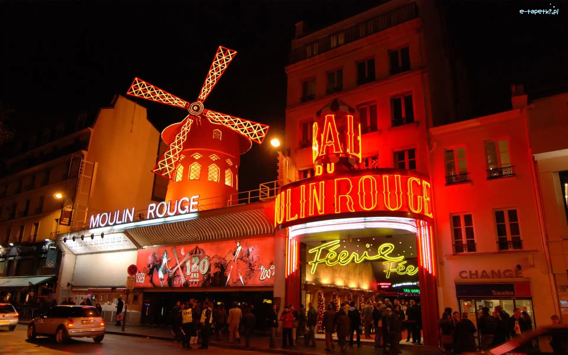 Paryż, Moulin Rouge, Francja, Kabaret