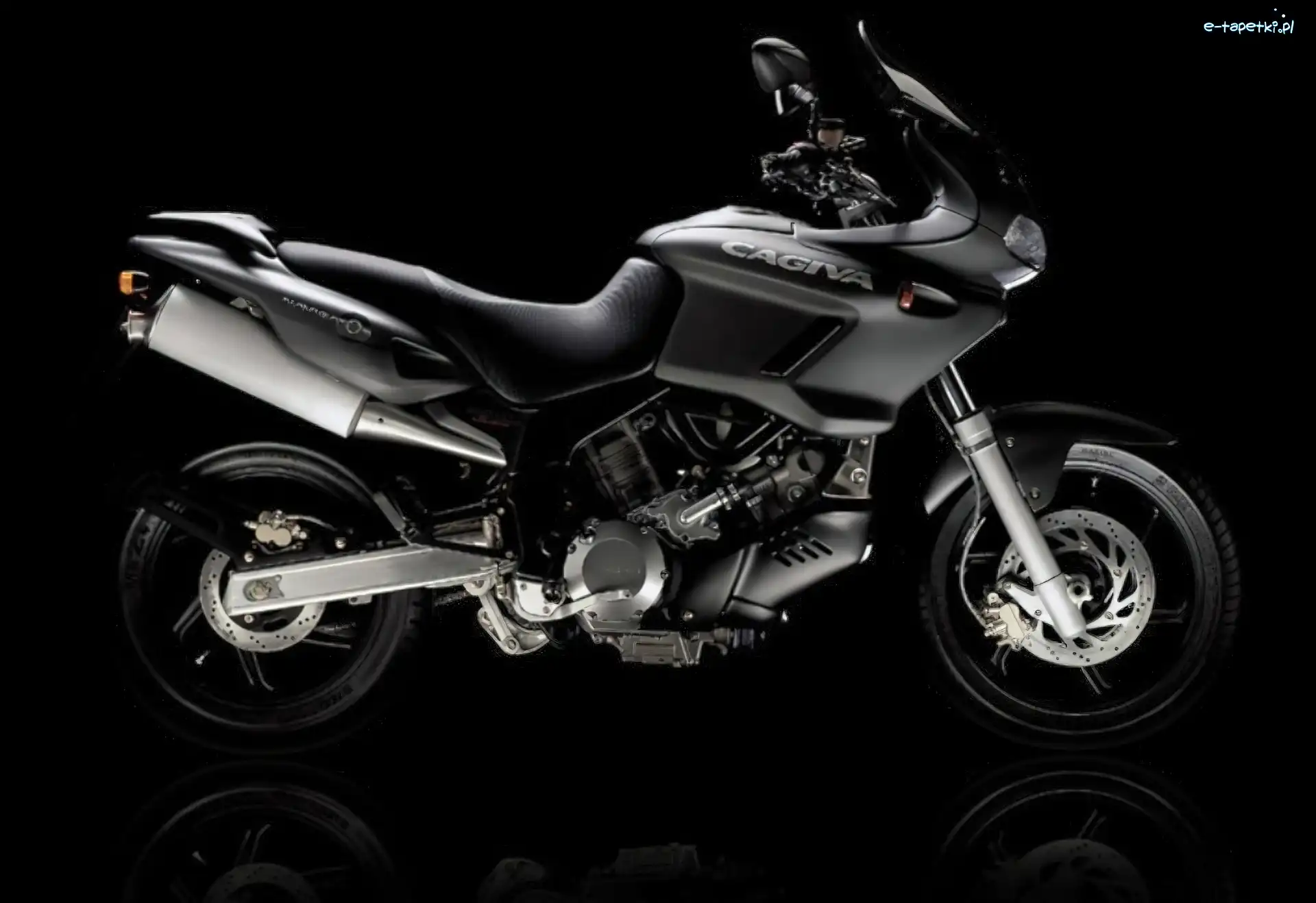 Cagiva Mito 125, czarny