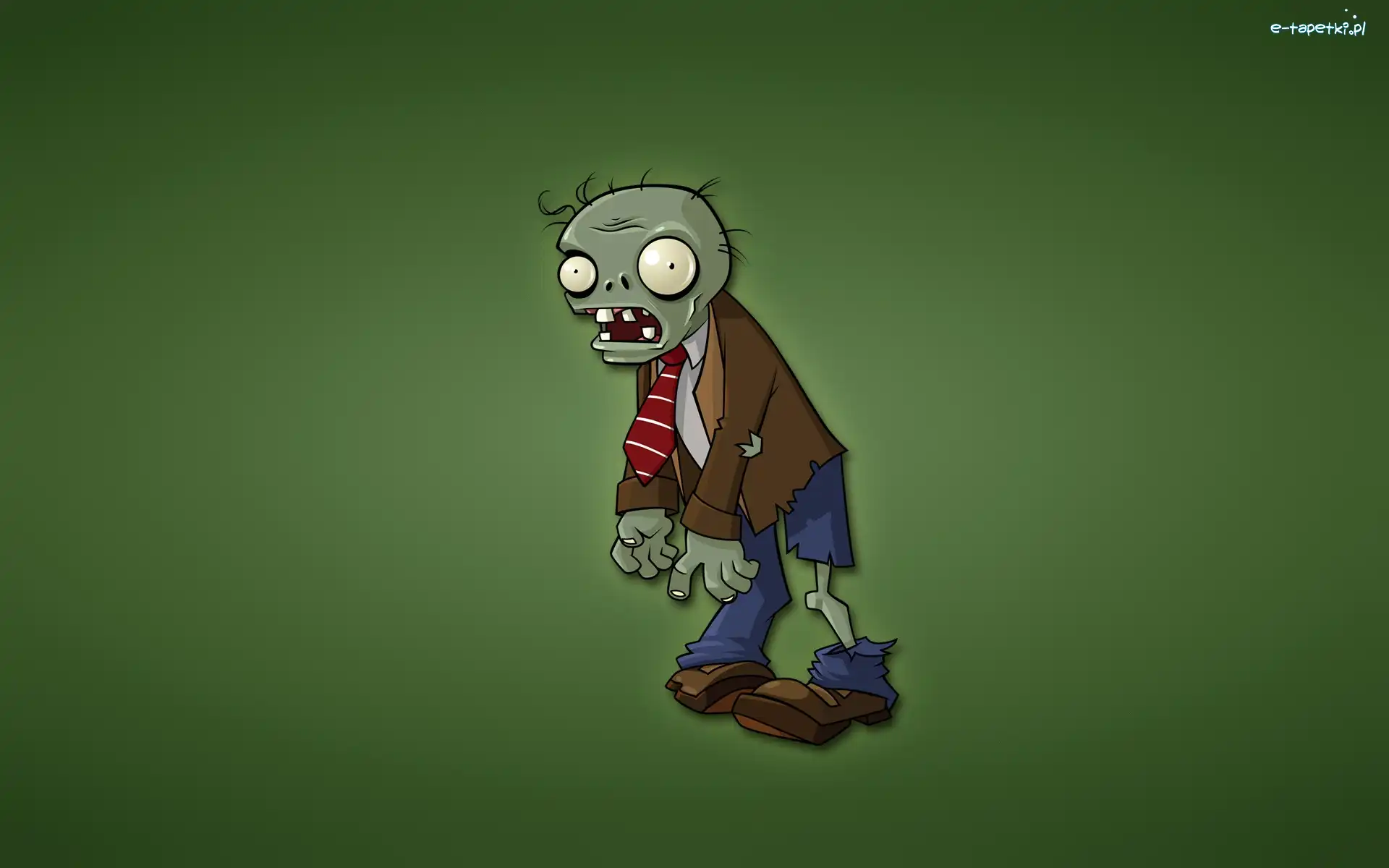 Tło, Rośliny, Kontra, Gra, Zombi, Zielone, Zombie