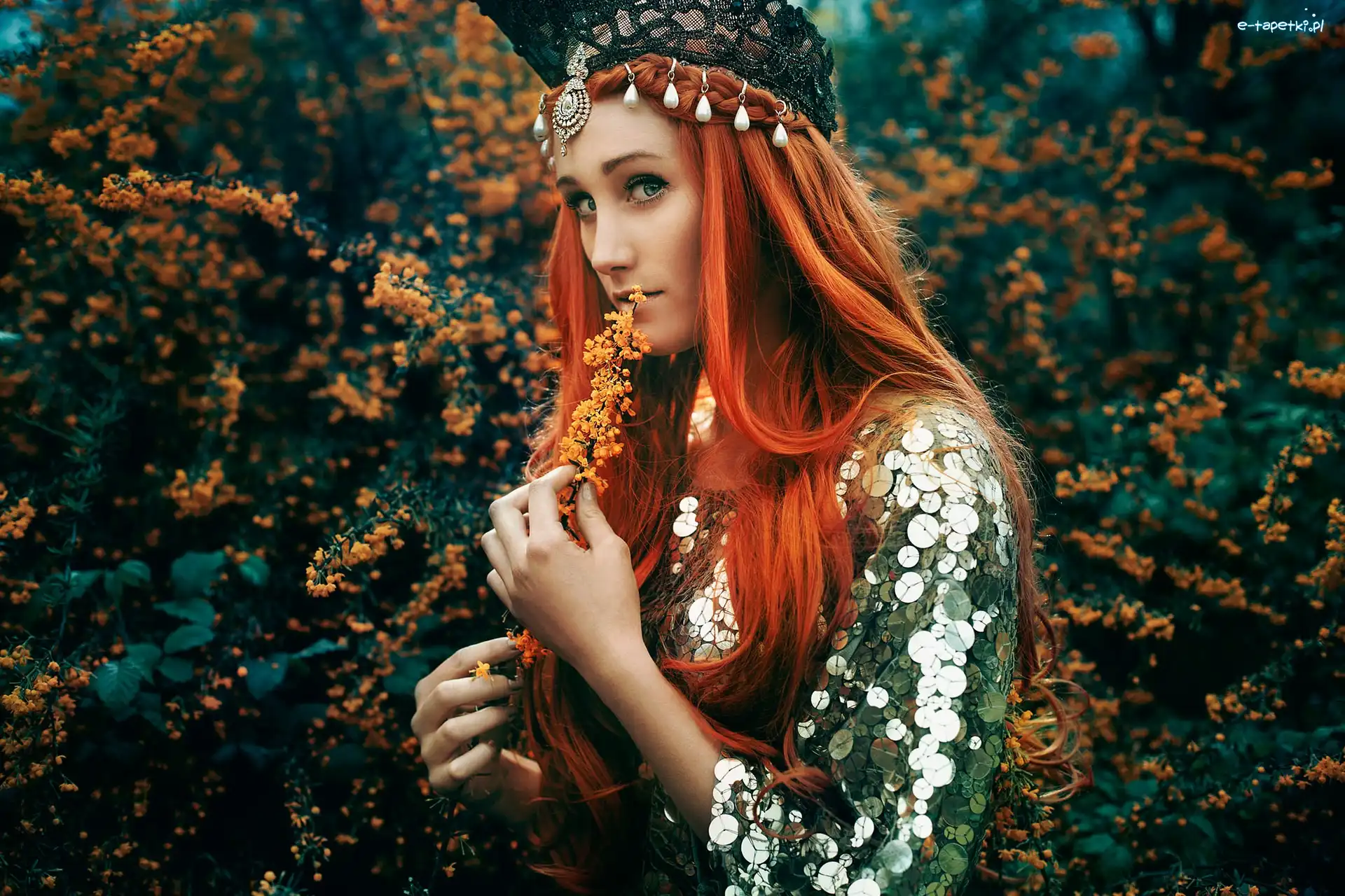 Kwiaty, Kobieta