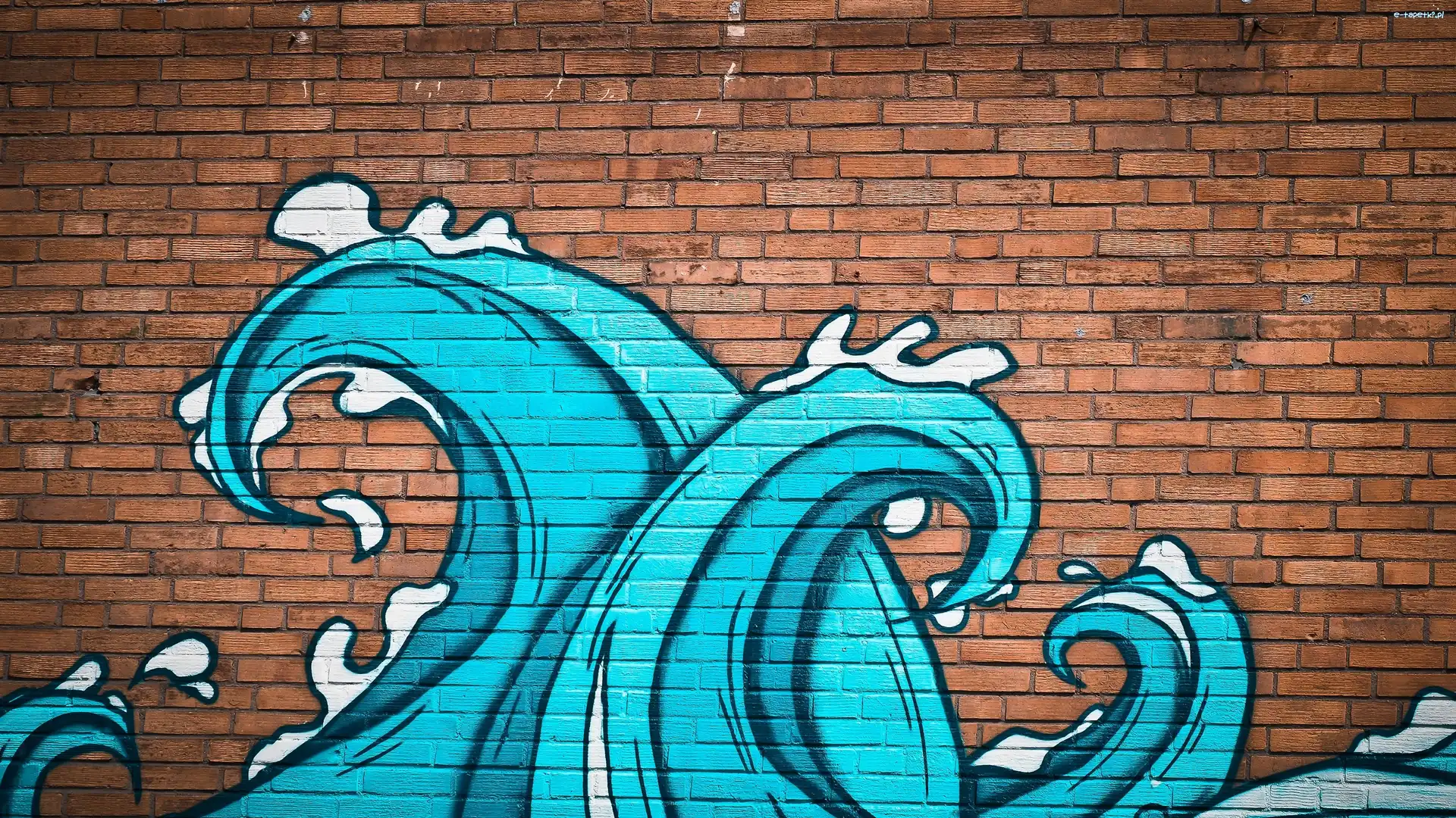 Motyw, Niebieski, Street art