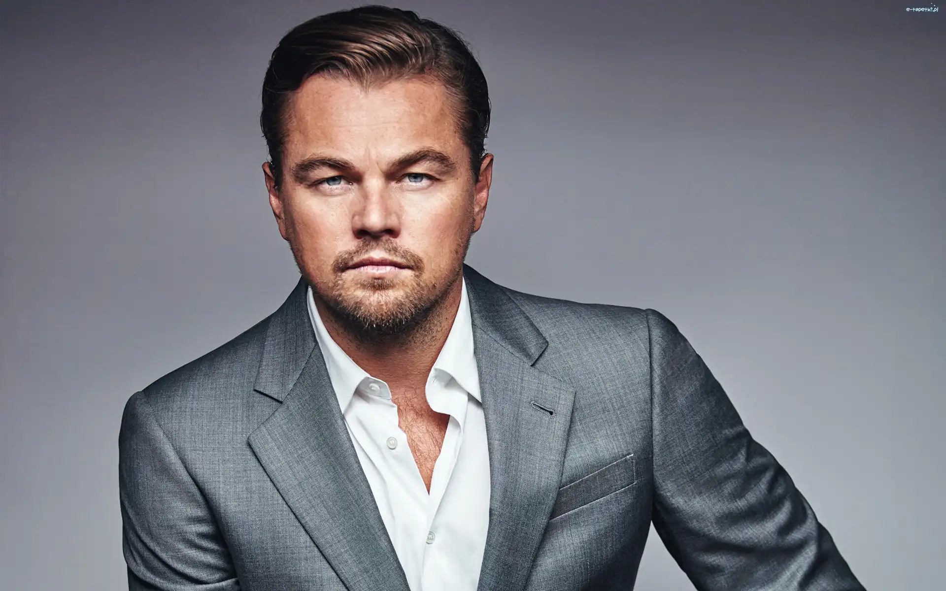 Marynarka, Szara, Leonardo DiCaprio