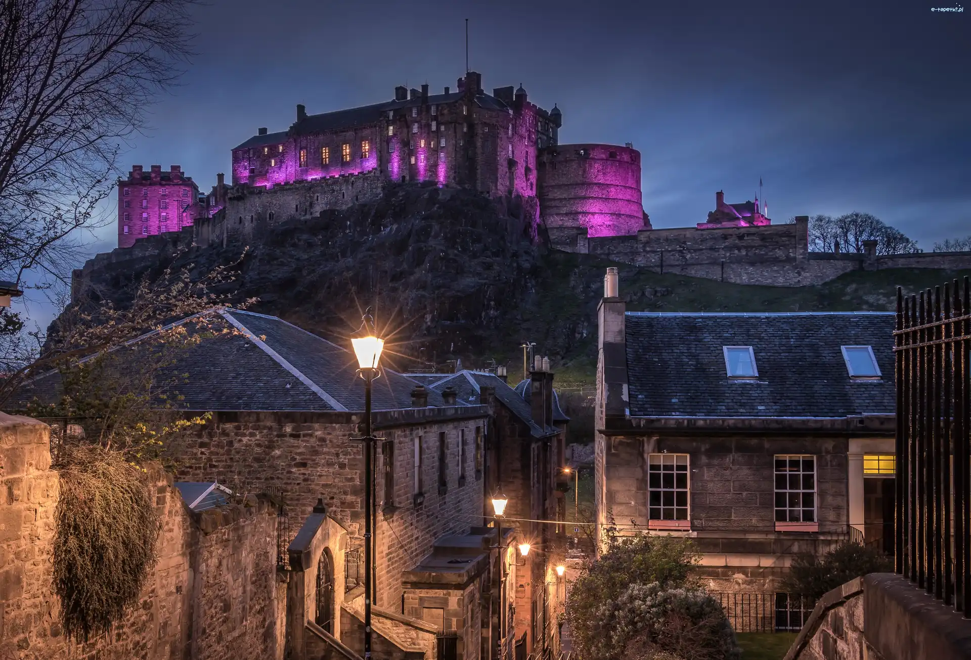 Zamek w Edynburgu, Edynburg, Edinburgh Castle, Domy, Szkocja