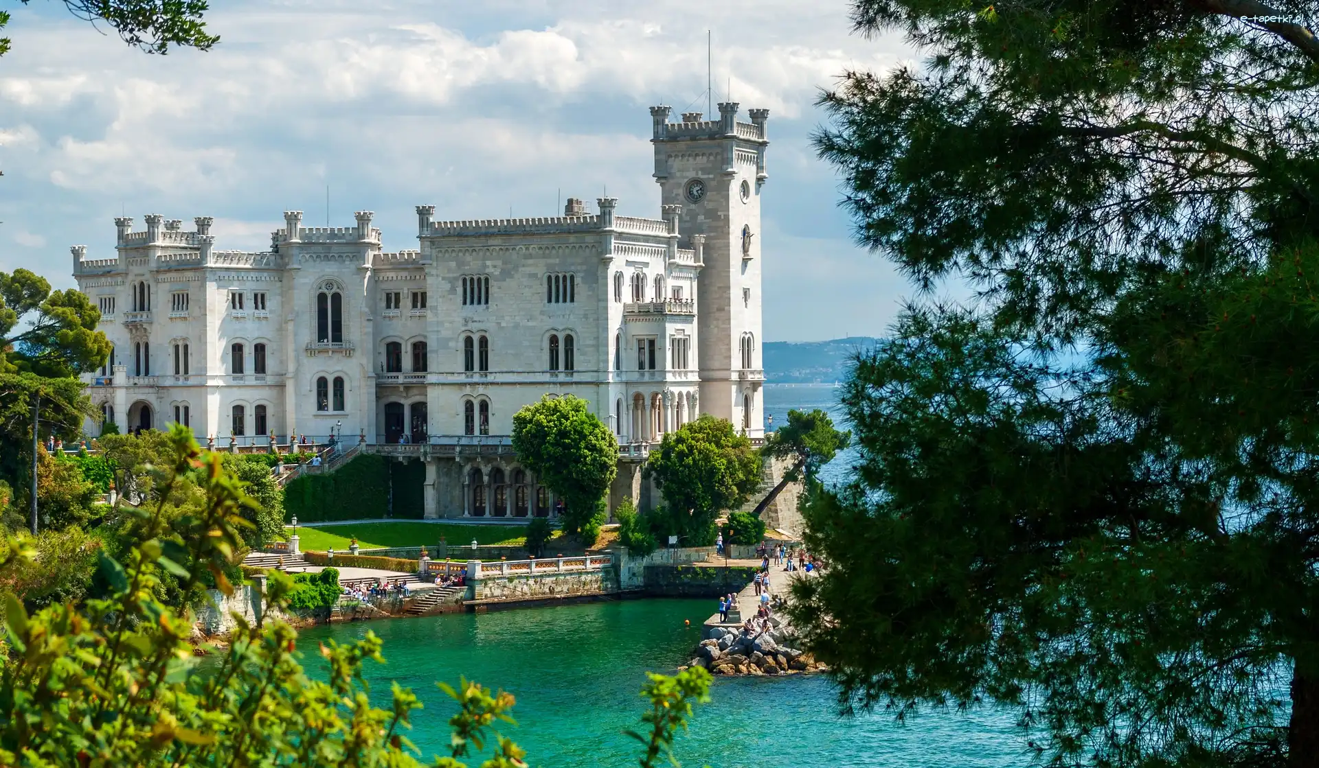 Włochy, Triest, Zamek Miramare