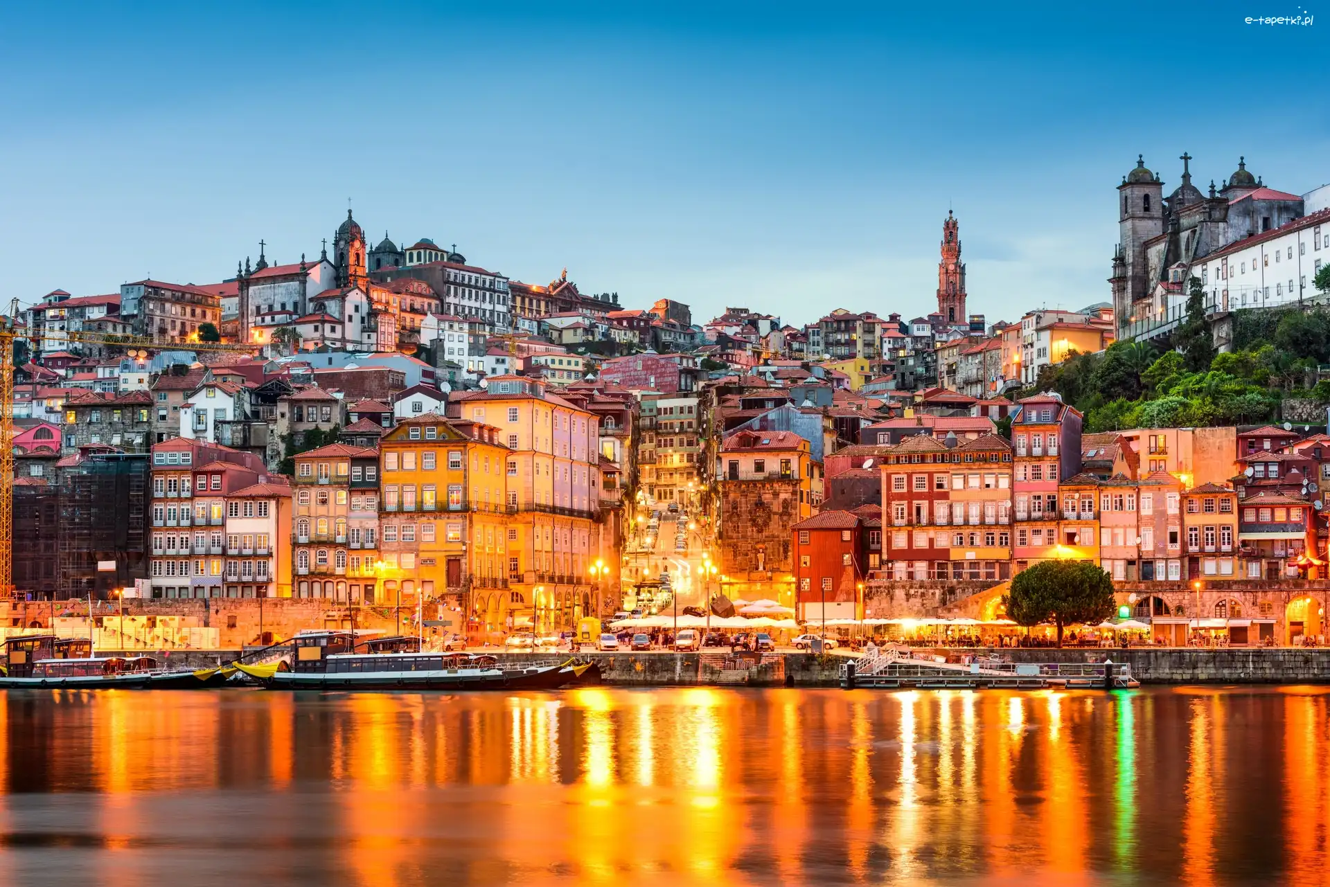Miasto, Zmierzch, Wybrzeże, Portugalskie