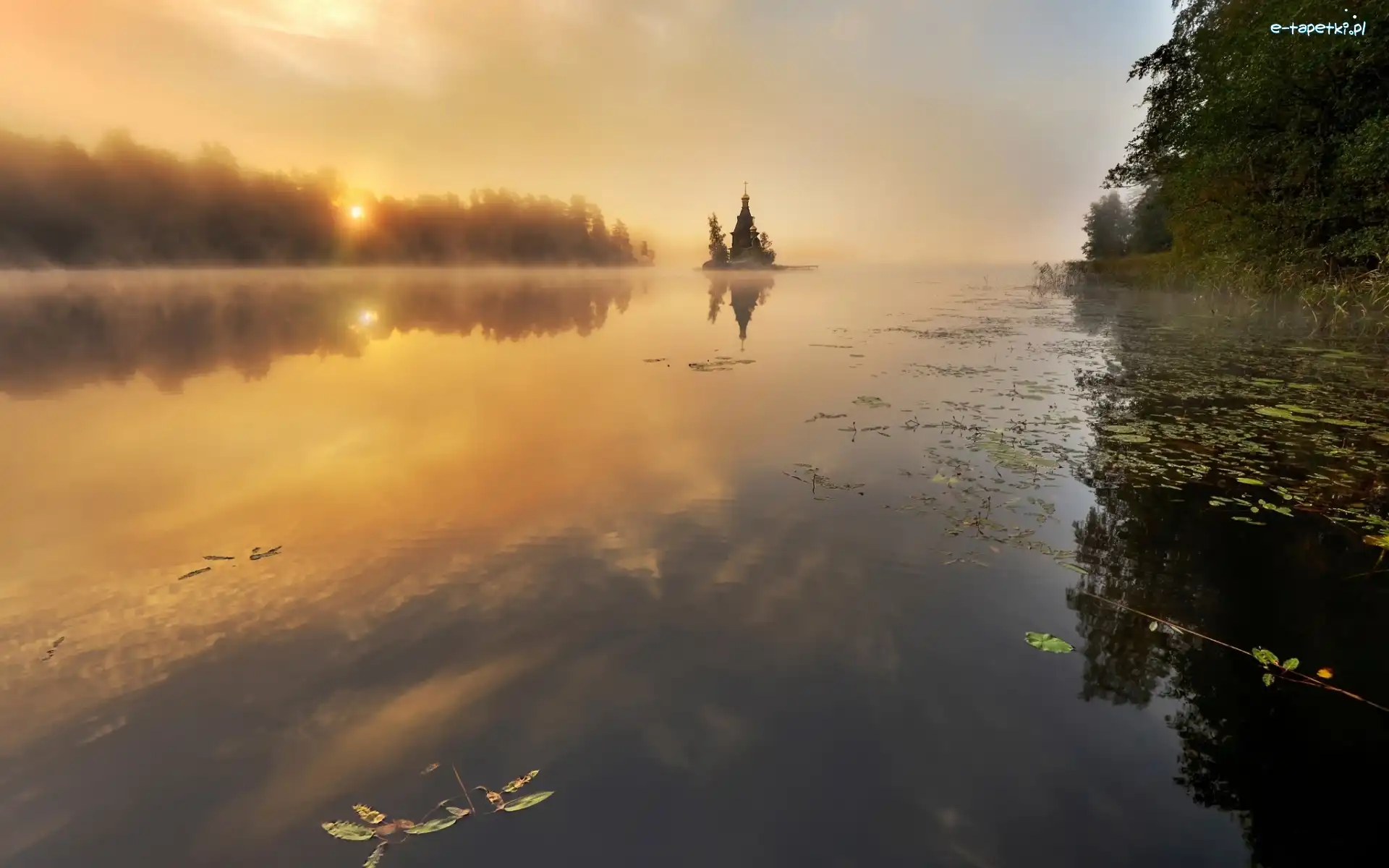 Mgła, Las, Cerkiew, Jezioro