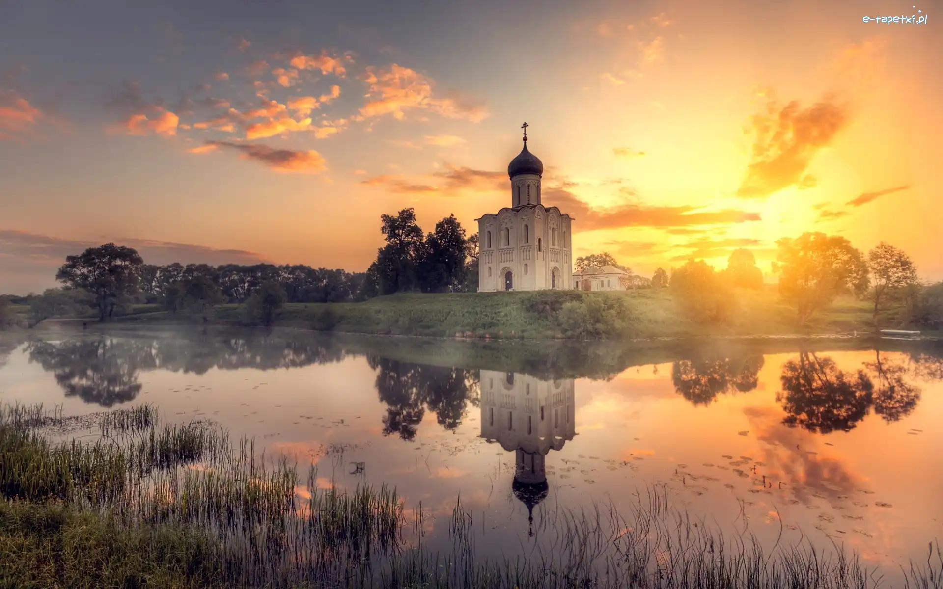 Cerkiew, Słońca, Zachód