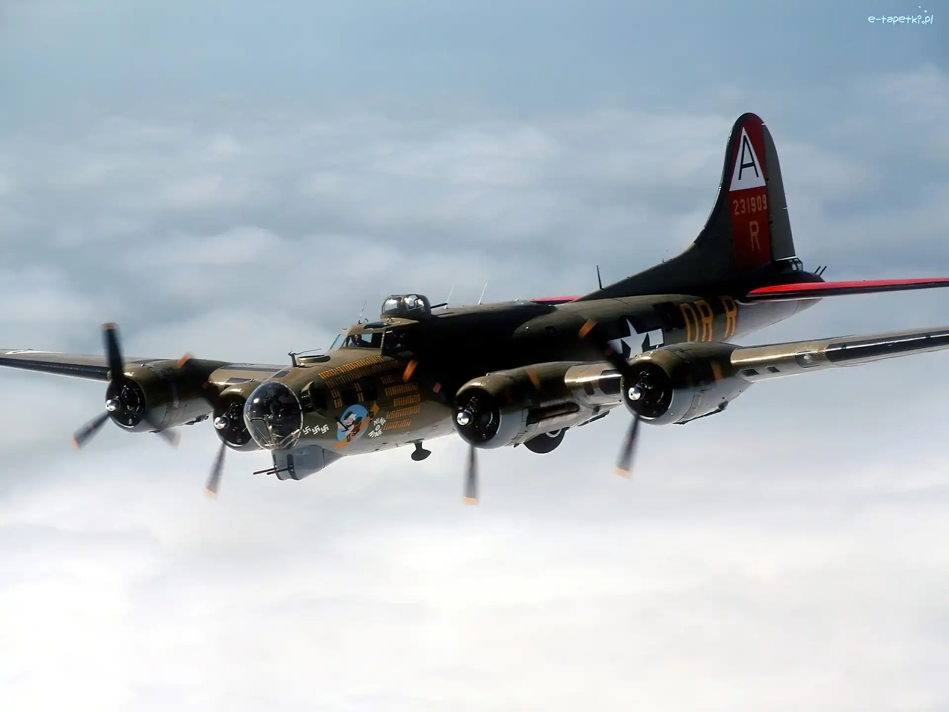 Bombowiec, Fortress, Flying, B-17