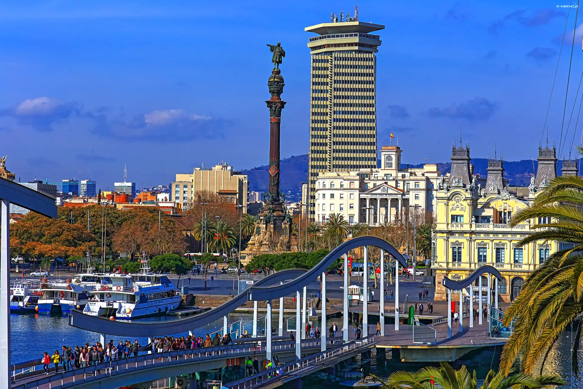 Barcelona, Hiszpania, HDR, Domy, Europa