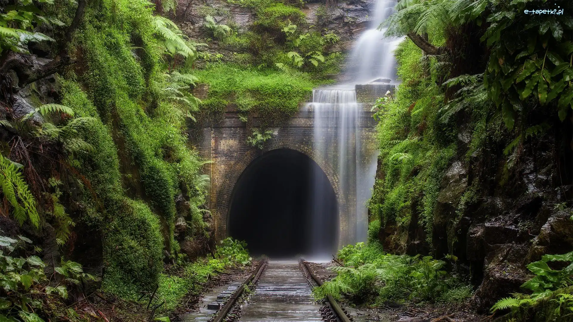 Zieleń, Tunel, Tory