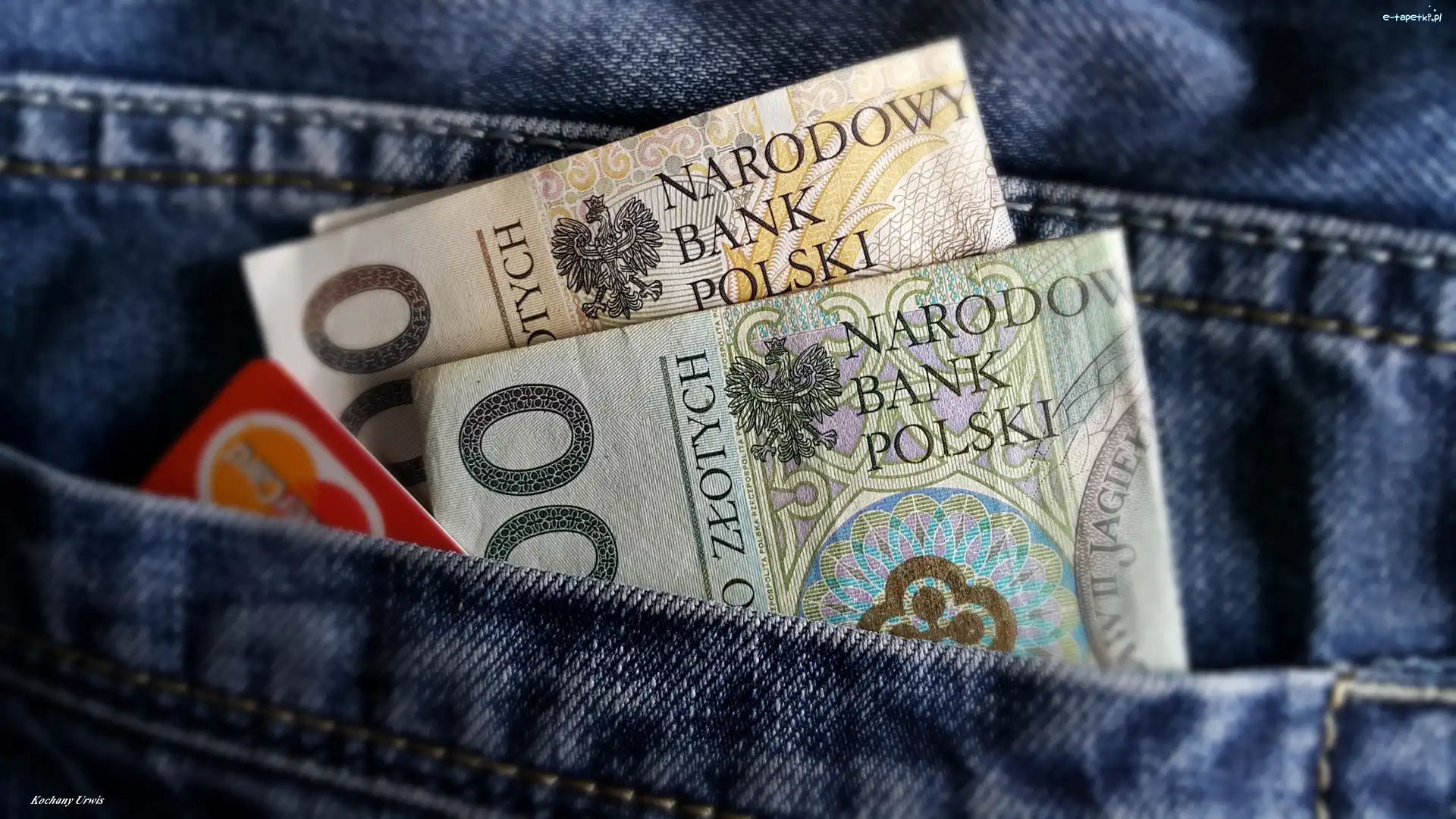 Kieszeń, Karta, Pieniądze