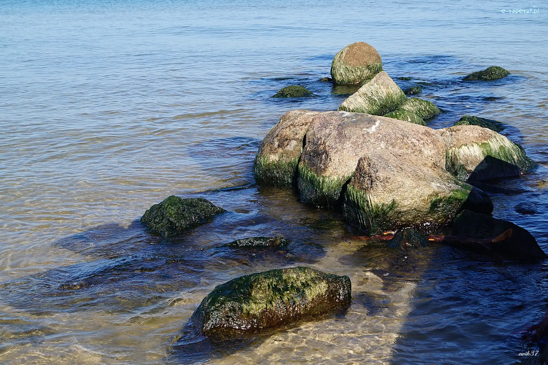 Kamienie, Woda, Plaża