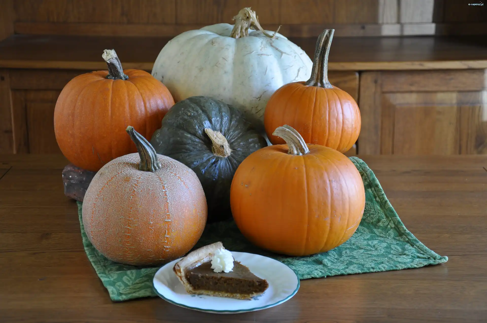 Halloween, Dynie, Stół