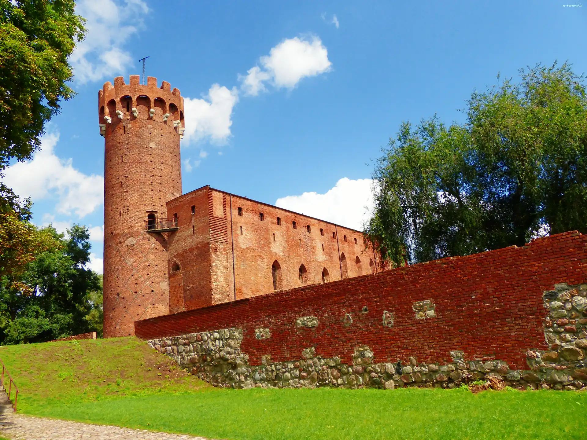 Zamek Świecie, Budowle